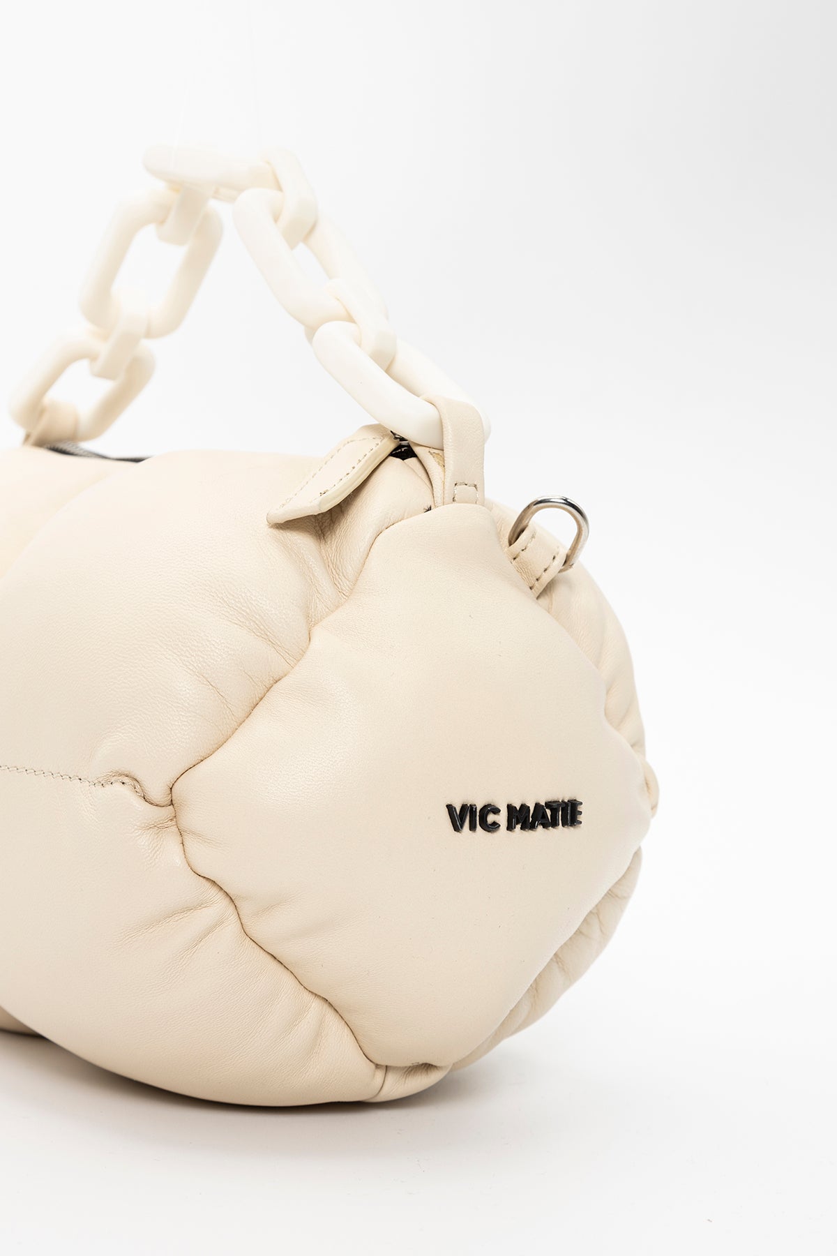 Vic Matie Deri Kapitone Omuz Çantası-Libas Trendy Fashion Store