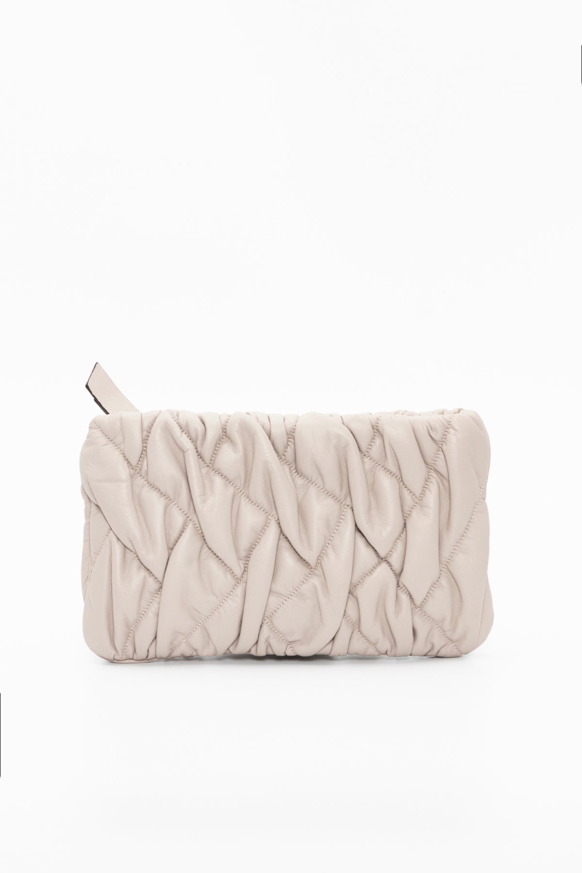 Gianni Chiarini Lory Büzgülü Deri Clutch Çanta-Libas Trendy Fashion Store