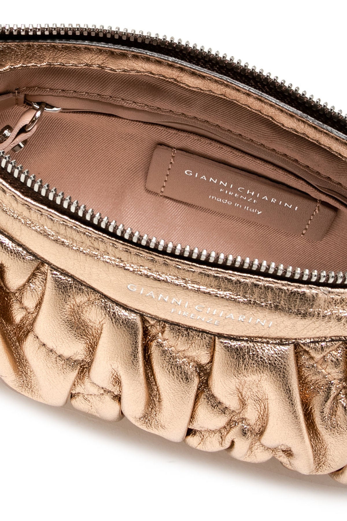 Gianni Chiarini Brooke Kapitone Metalik Deri Çanta-Libas Trendy Fashion Store