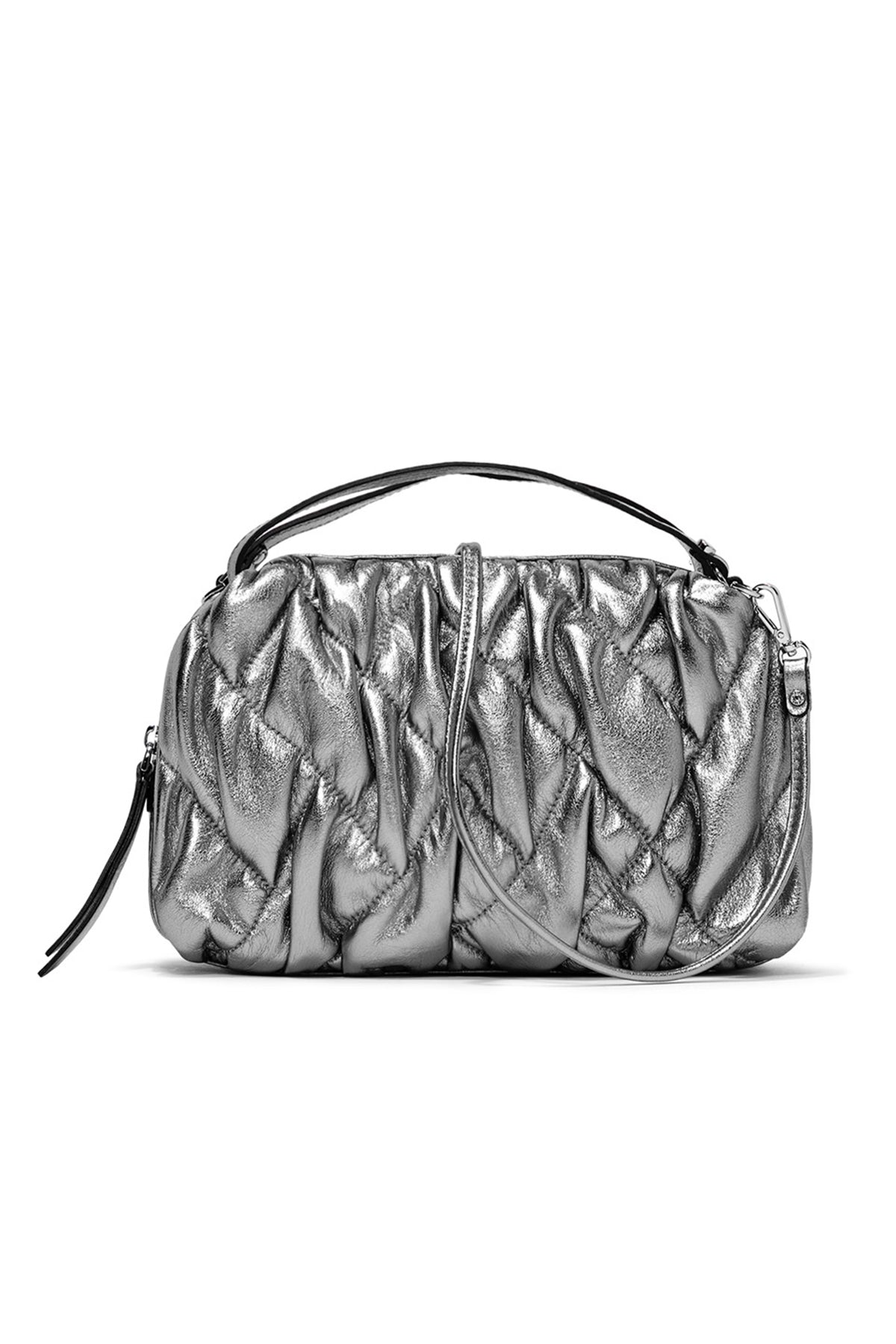 Gianni Chiarini Alifa Kapitone Metalik Deri Çanta-Libas Trendy Fashion Store