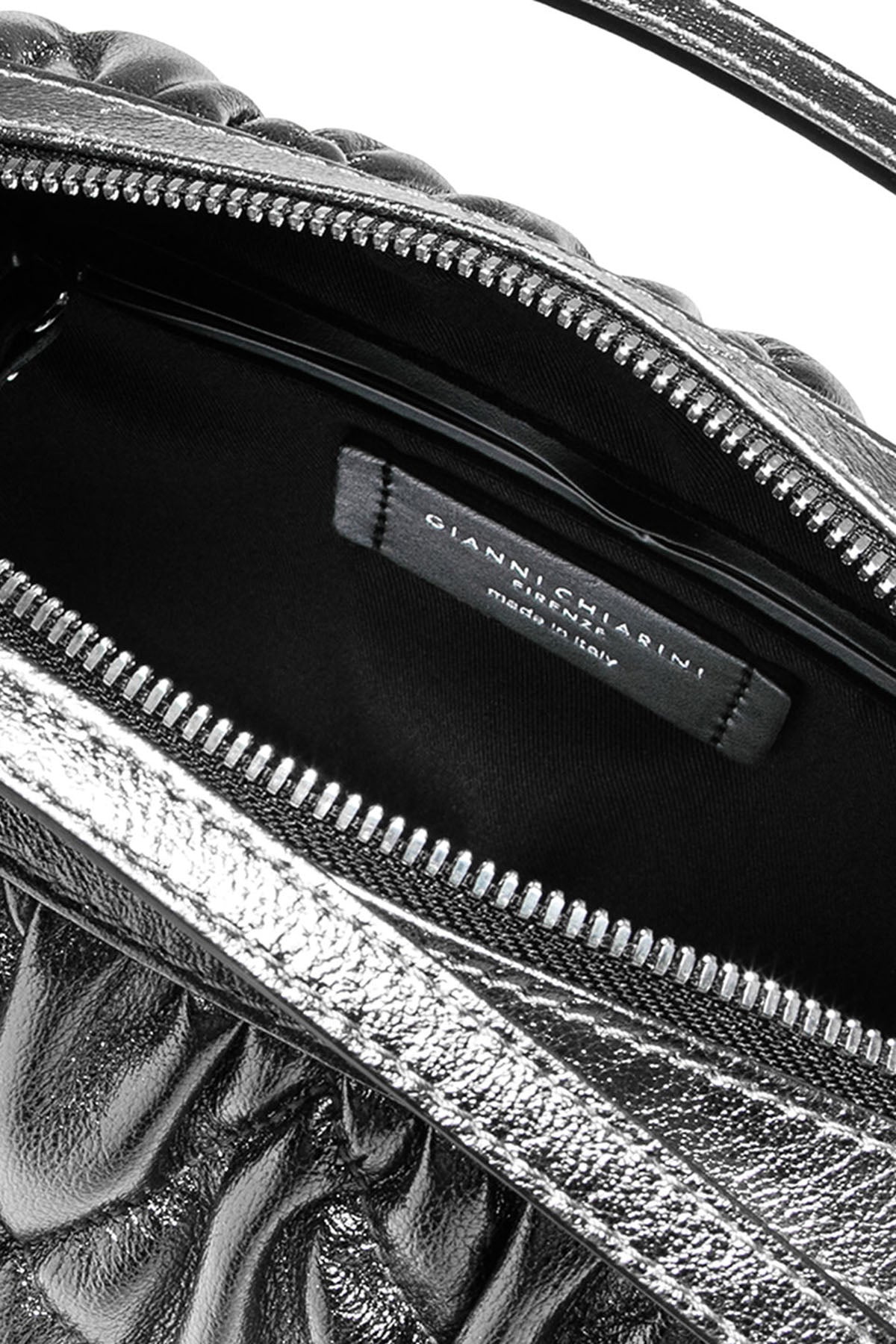 Gianni Chiarini Alifa Kapitone Metalik Deri Çanta-Libas Trendy Fashion Store