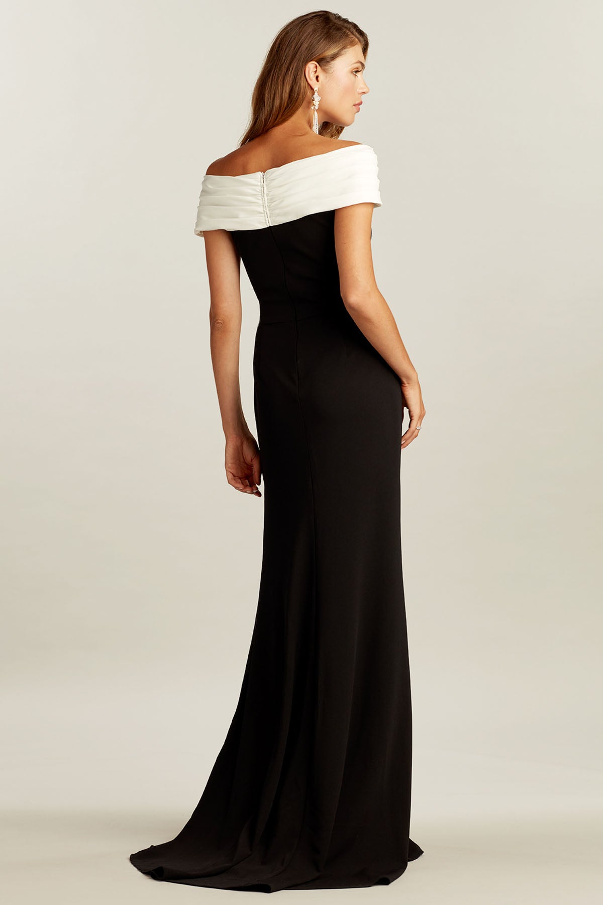 Tadashi Shoji Straplez Maxi Abiye Elbise-Libas Trendy Fashion Store