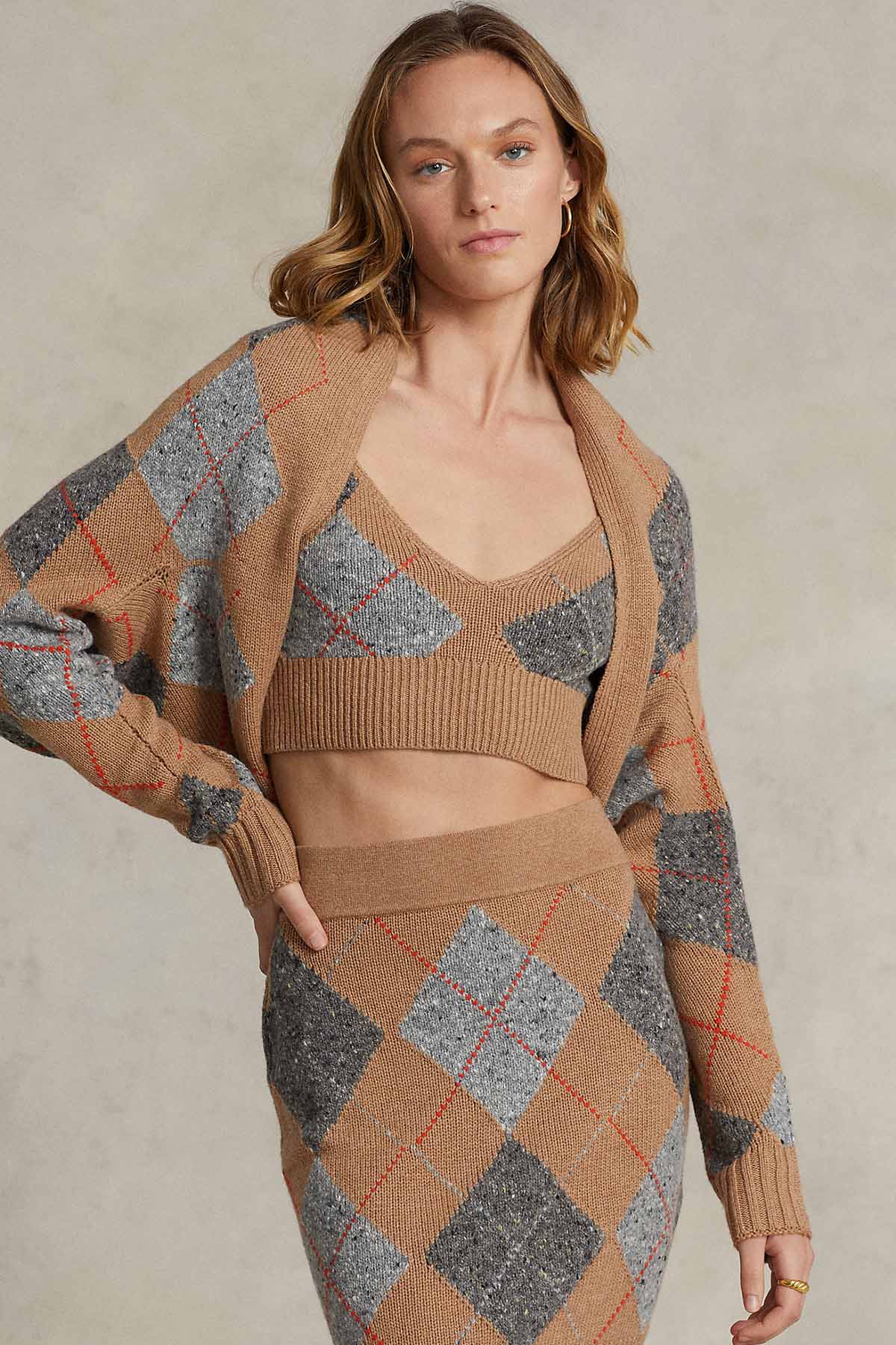 Polo Ralph Lauren Ekose Triko Set-Libas Trendy Fashion Store