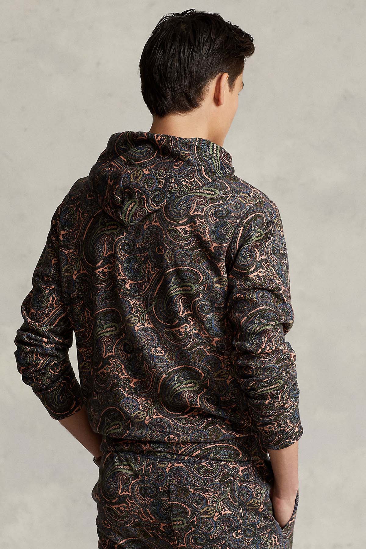 Polo Ralph Lauren Şal Desenli Kapüşonlu Sweatshirt-Libas Trendy Fashion Store