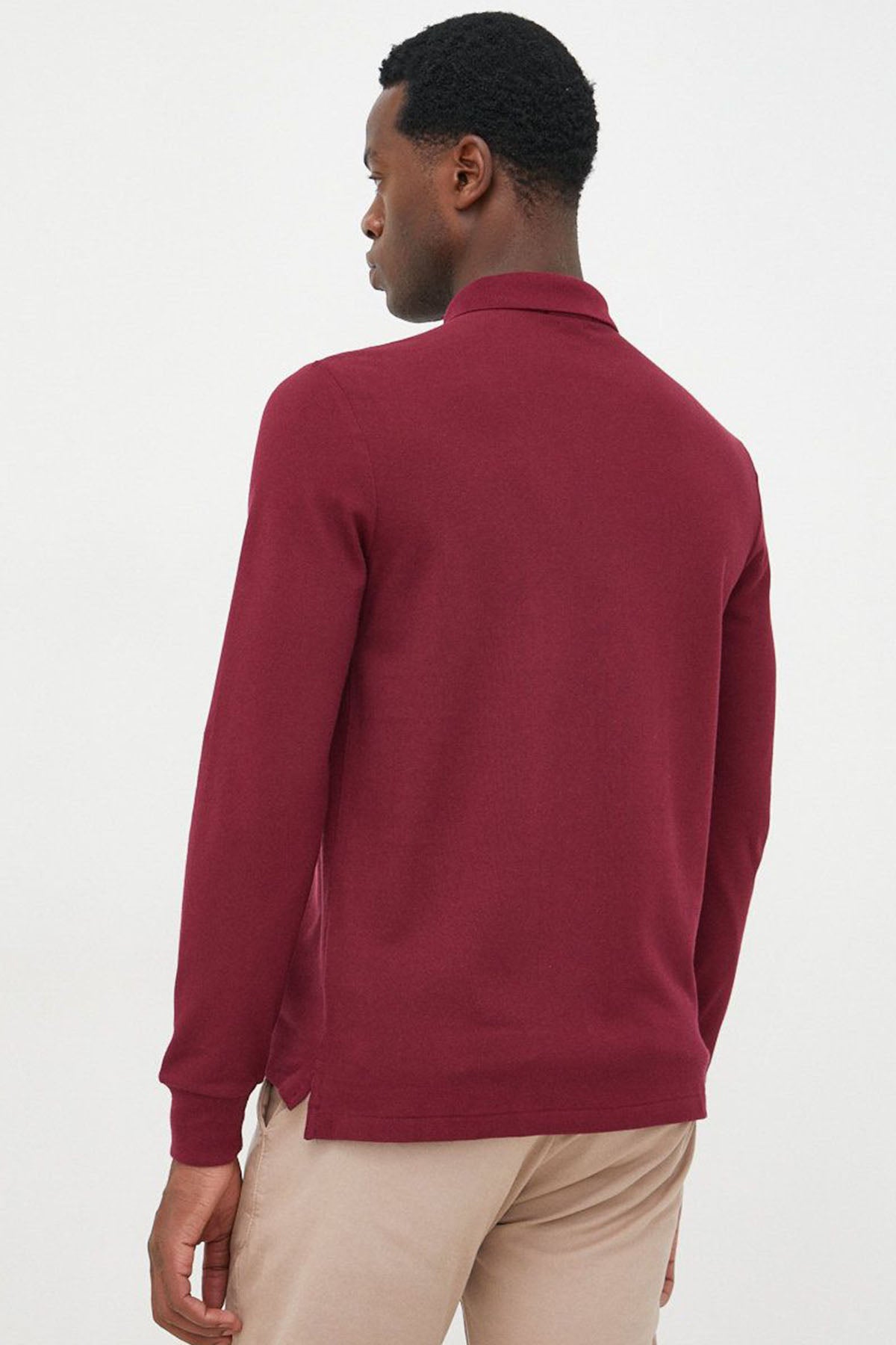 Polo Ralph Lauren Custom Slim Fit Triple Pony Logolu Polo Yaka T-shirt-Libas Trendy Fashion Store