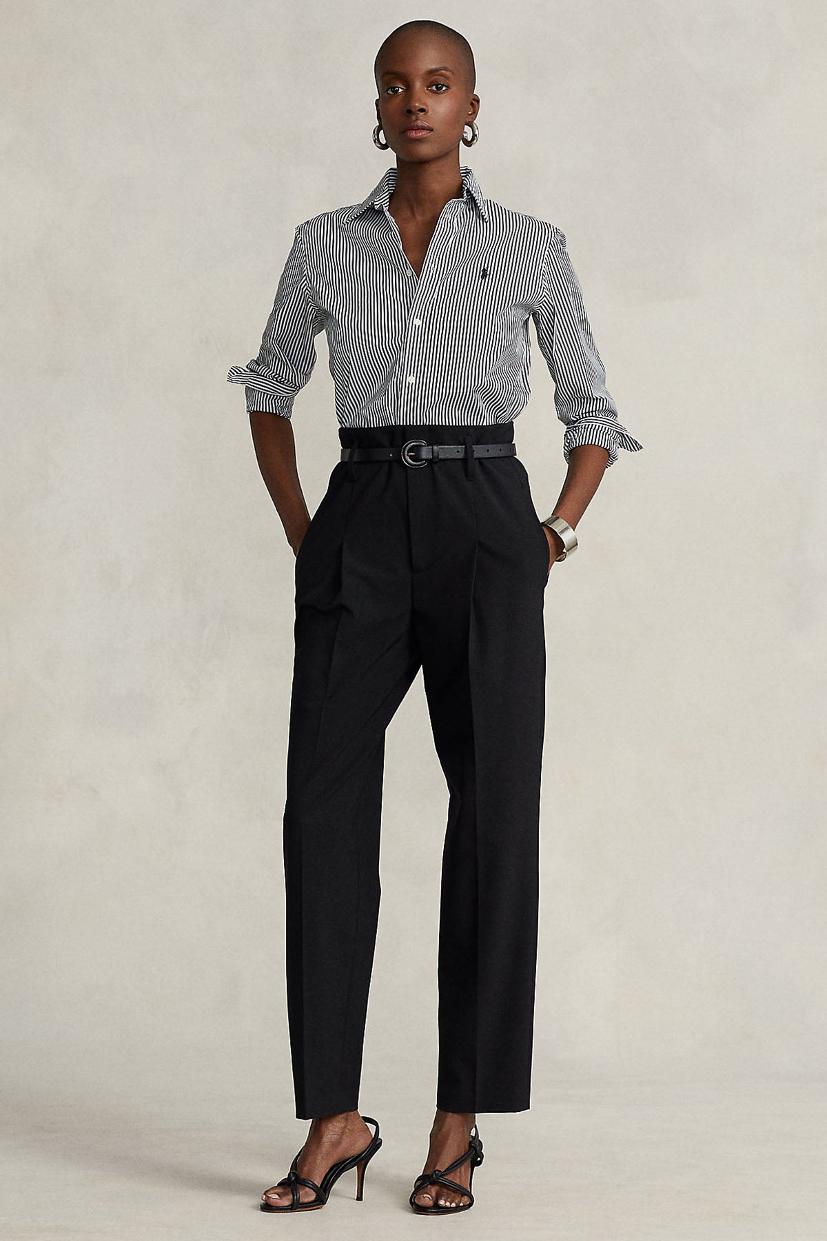 Polo Ralph Lauren Classic Fit Çizgili Streç Gömlek-Libas Trendy Fashion Store