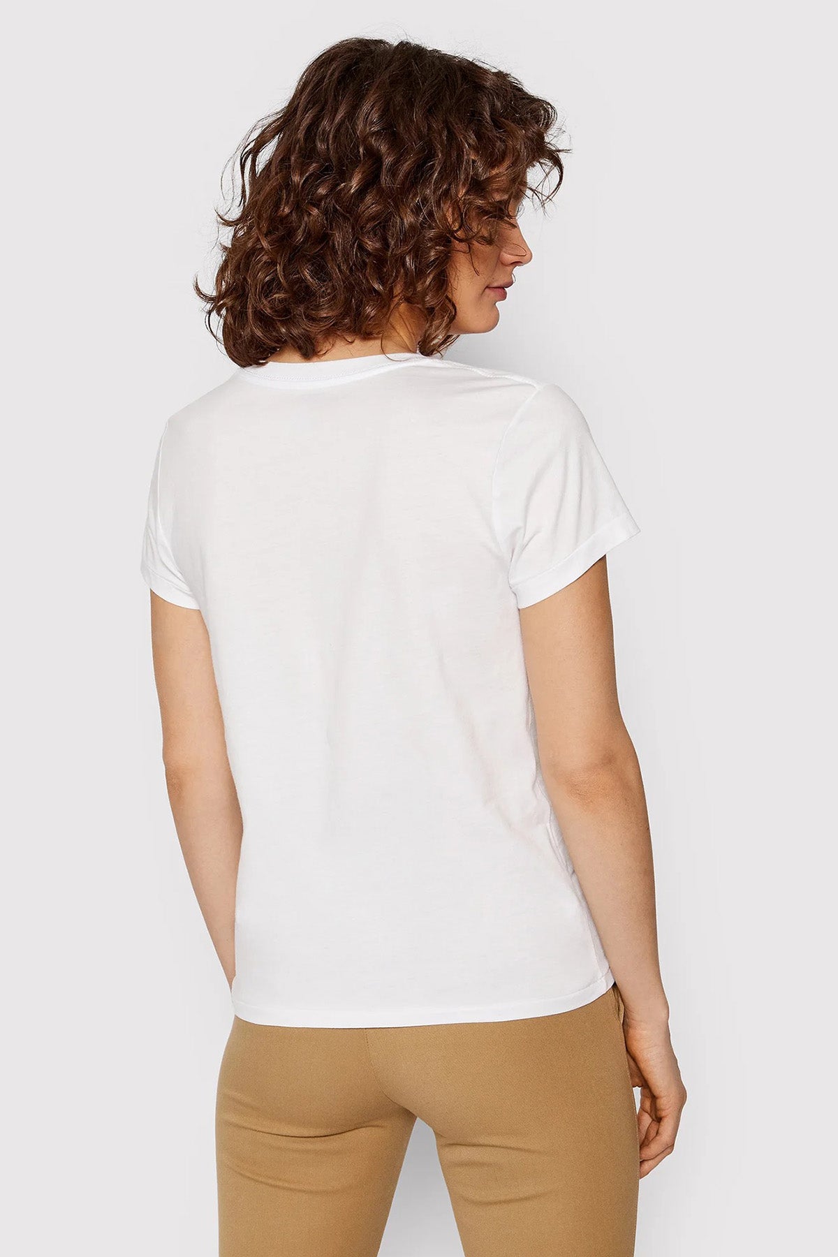 Polo Ralph Lauren Custom Fit V Yaka T-shirt-Libas Trendy Fashion Store