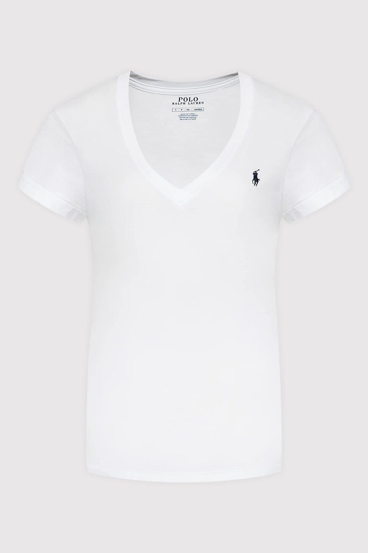 Polo Ralph Lauren Custom Fit V Yaka T-shirt-Libas Trendy Fashion Store