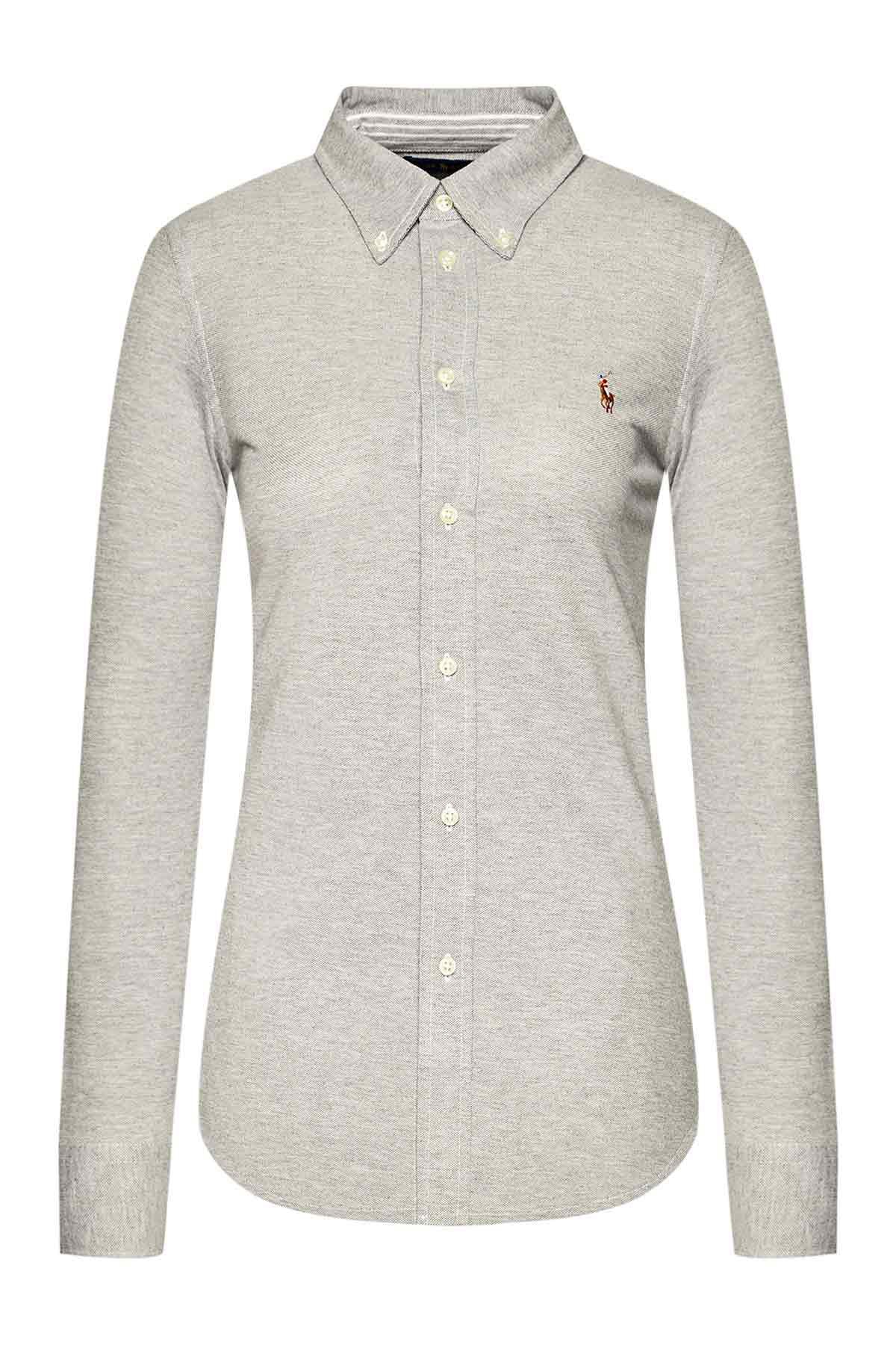 Polo Ralph Lauren Custom Fit Knit Oxford Gömlek-Libas Trendy Fashion Store