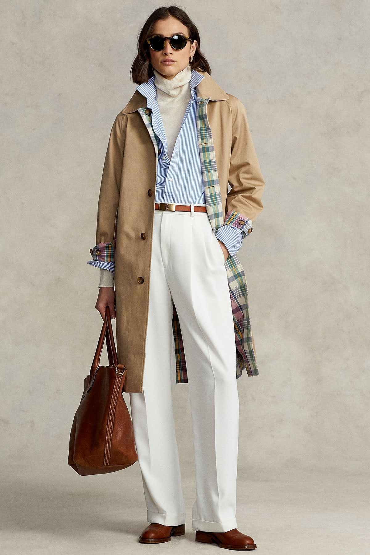 Polo Ralph Lauren Çift Taraflı Kemerli Trençkot-Libas Trendy Fashion Store