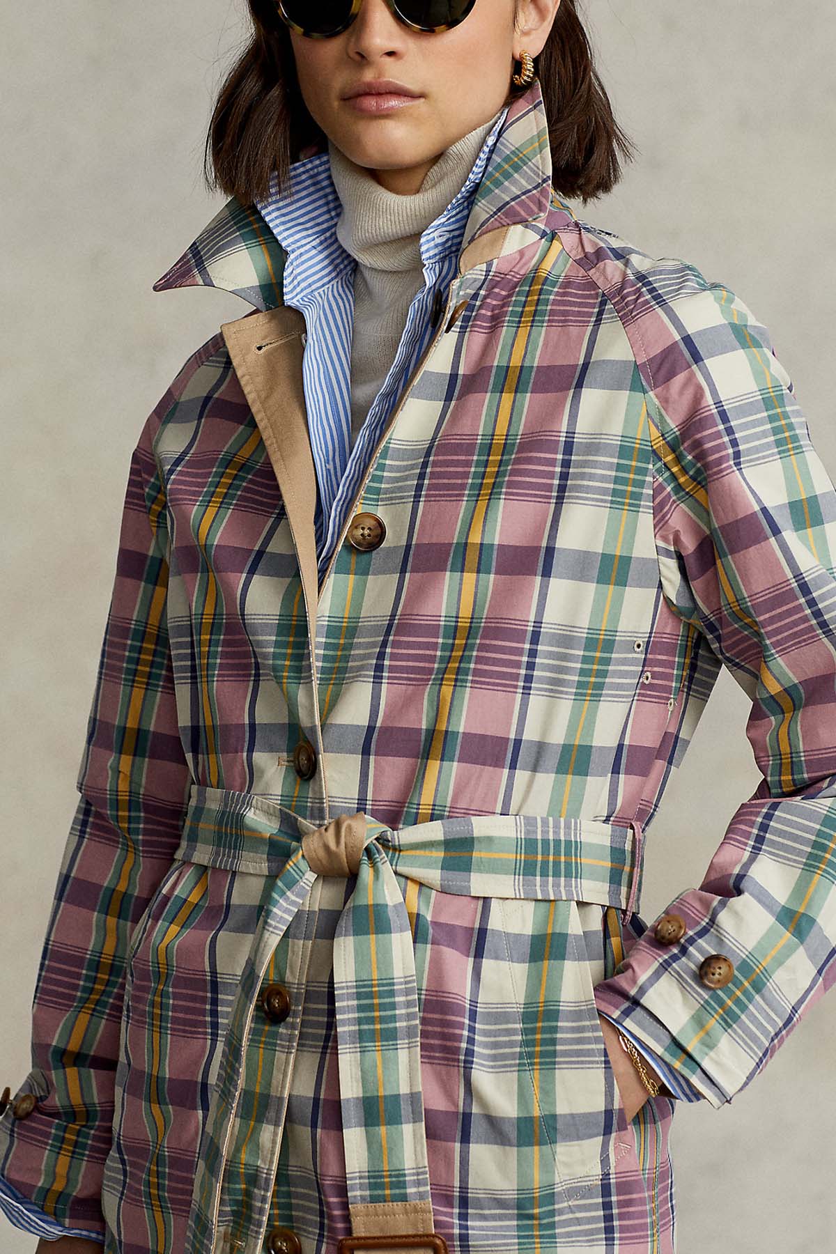 Polo Ralph Lauren Çift Taraflı Kemerli Trençkot-Libas Trendy Fashion Store