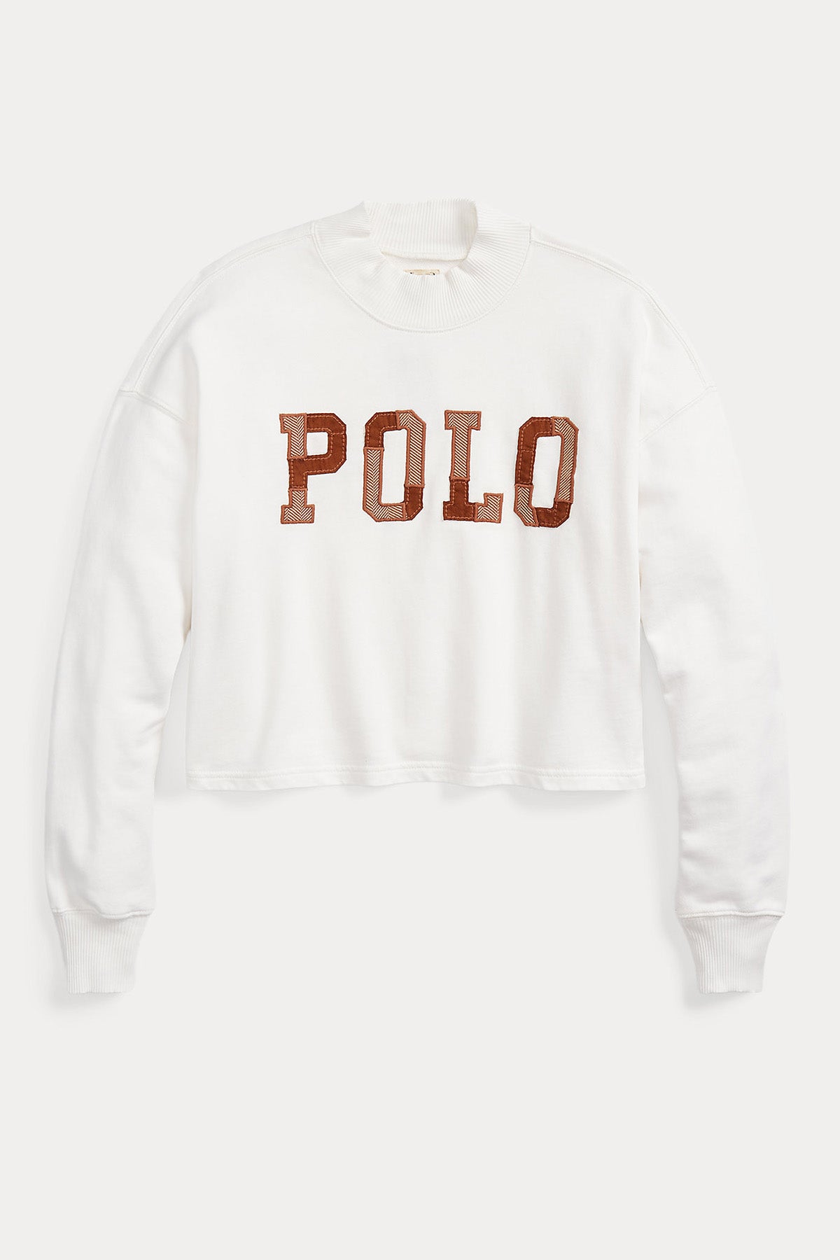 Polo Ralph Lauren Dik Yaka Geniş Kesim Logolu Sweatshirt-Libas Trendy Fashion Store