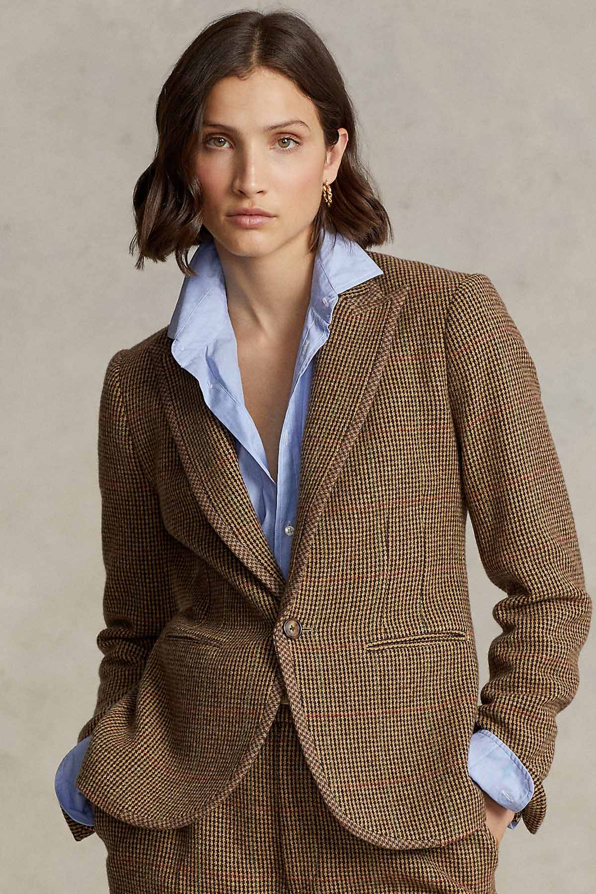 Polo Ralph Lauren Balıksırtı Desenli Blazer Ceket-Libas Trendy Fashion Store