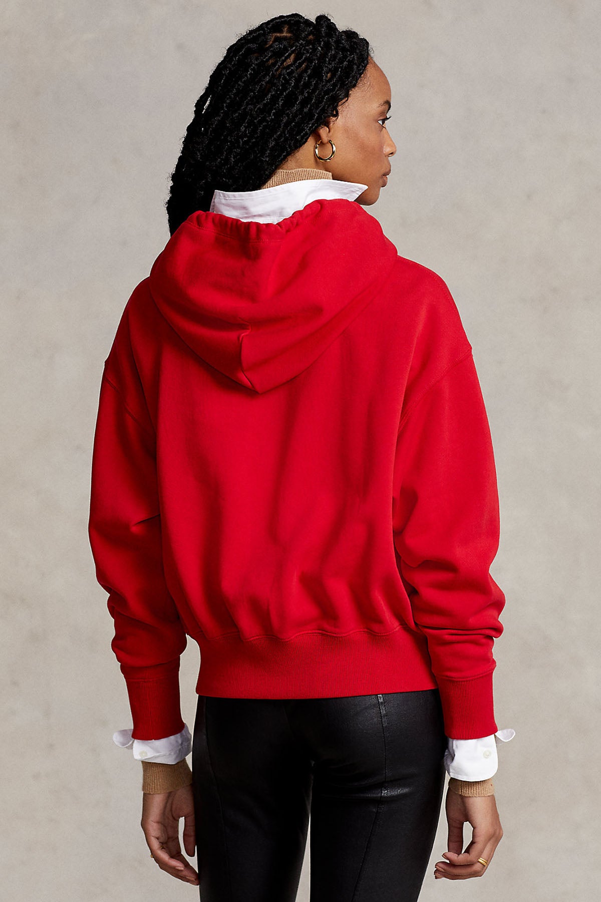 Polo Ralph Lauren Deri Big Pony Logolu Kapüşonlu Sweatshirt-Libas Trendy Fashion Store