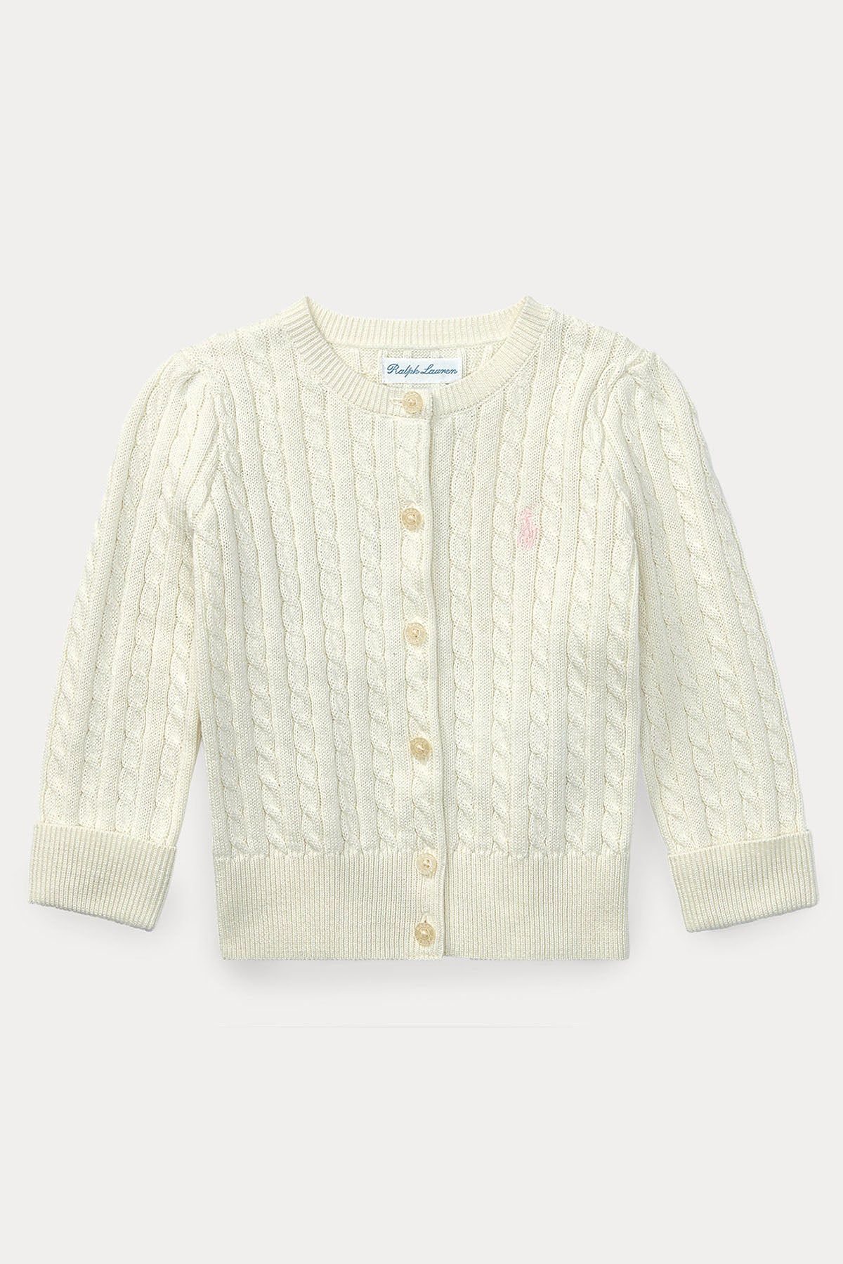 Polo Ralph Lauren Kids 12-18 Aylık Saç Örgü Triko Ceket-Libas Trendy Fashion Store