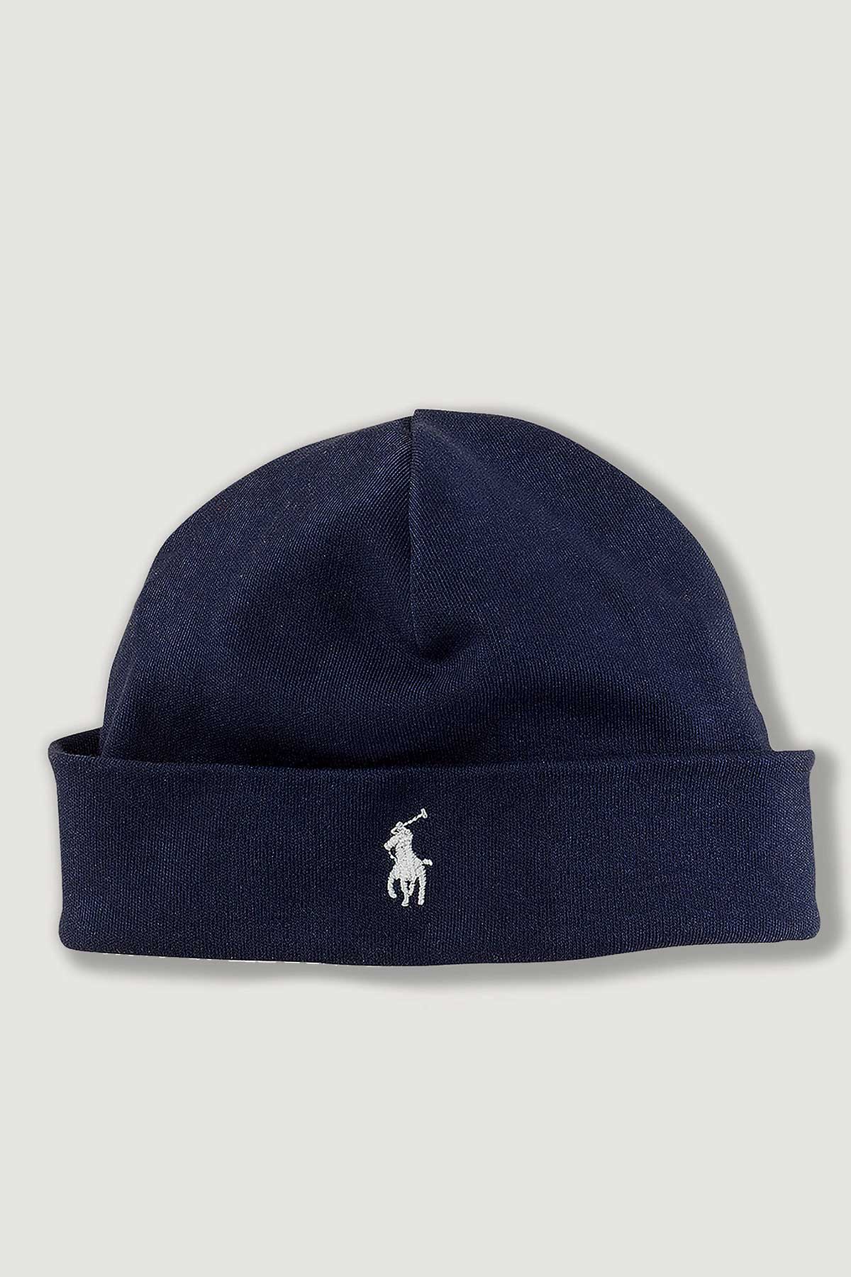 Polo Ralph Lauren Kids Erkek Bebek Pony Logolu Yumuşak Doku Pamuklu Bere-Libas Trendy Fashion Store