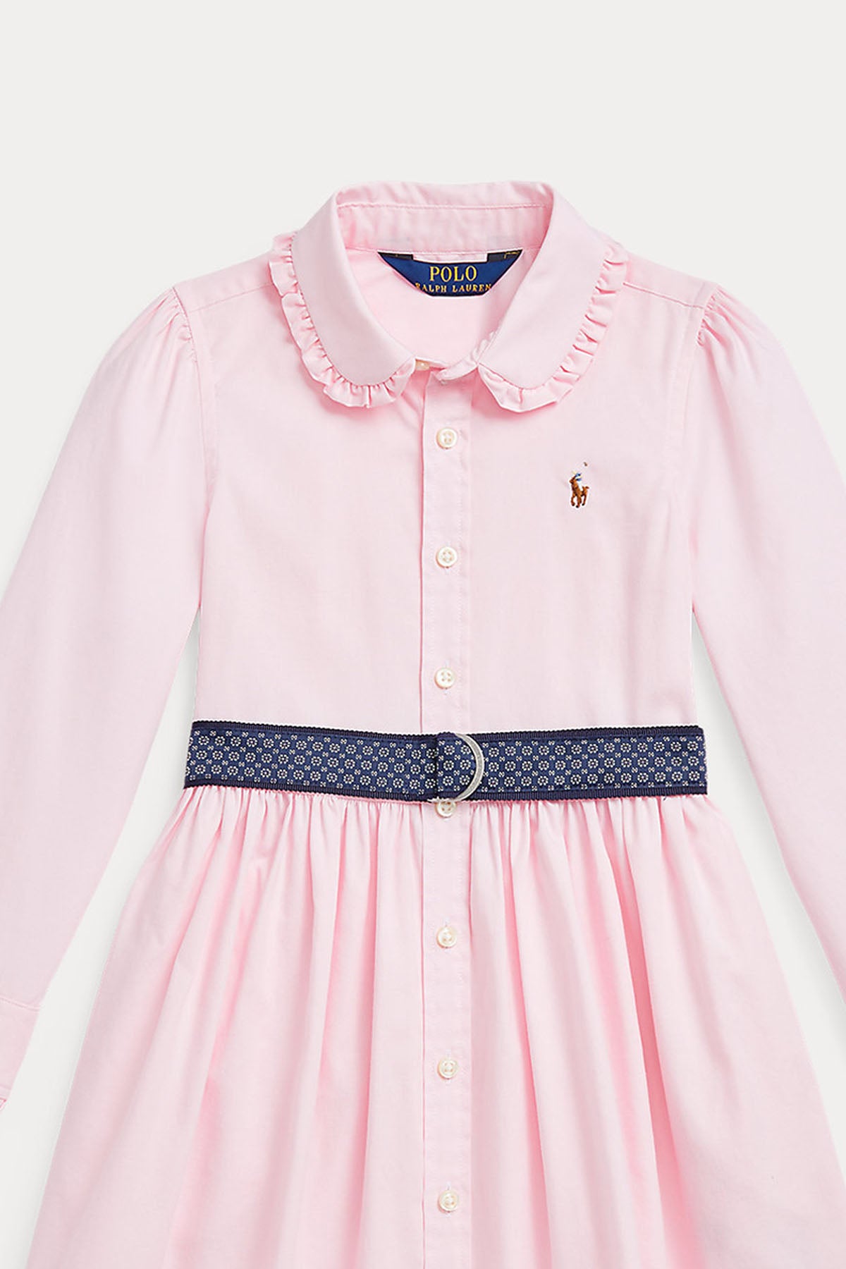 Polo Ralph Lauren Kids 2-4 Yaş Kız Çocuk Gömlek Elbise-Libas Trendy Fashion Store
