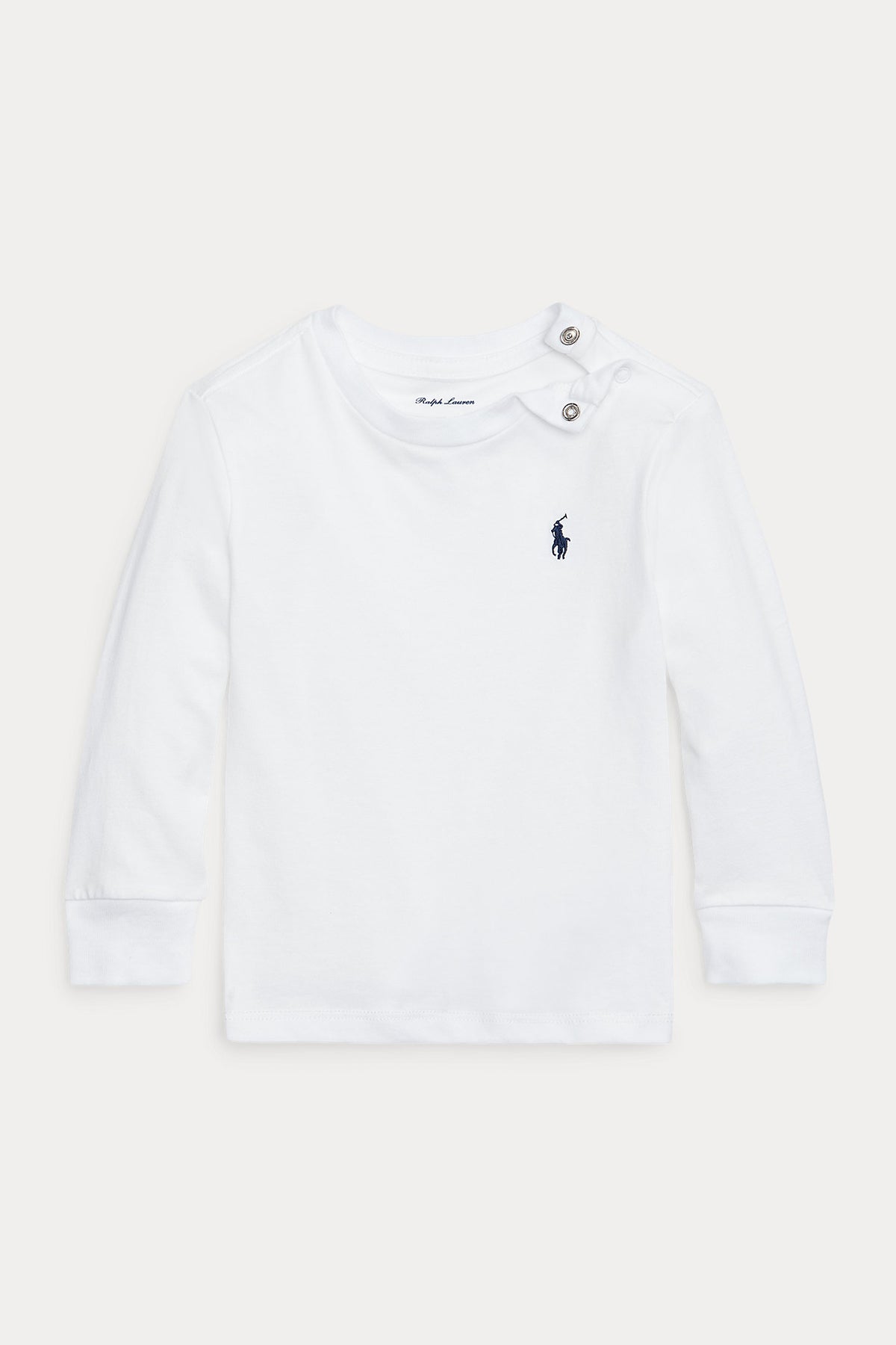 Polo Ralph Lauren Kids 12-18 Aylık Erkek Bebek Logolu Uzun Kollu T-shirt-Libas Trendy Fashion Store