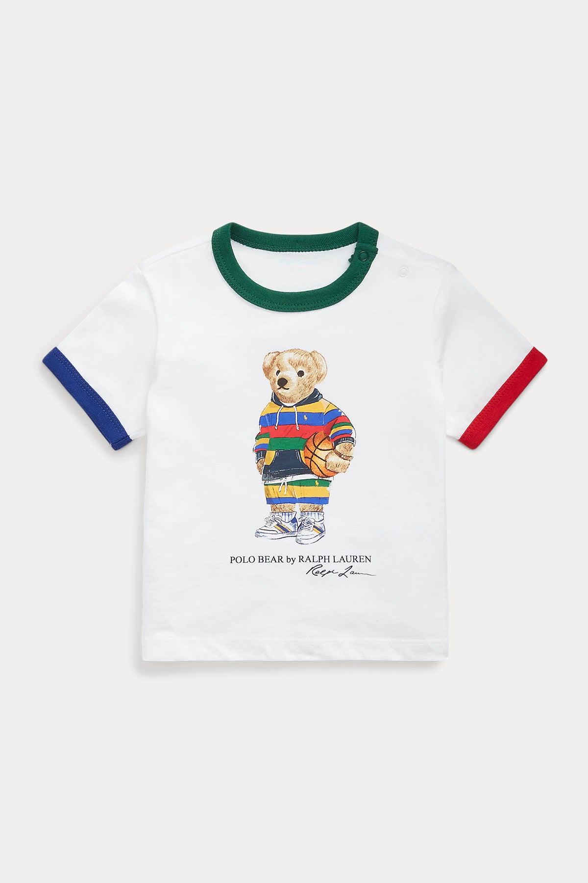 Polo Ralph Lauren Kids 12-18 Aylık Erkek Bebek Polo Bear T-shirt-Libas Trendy Fashion Store
