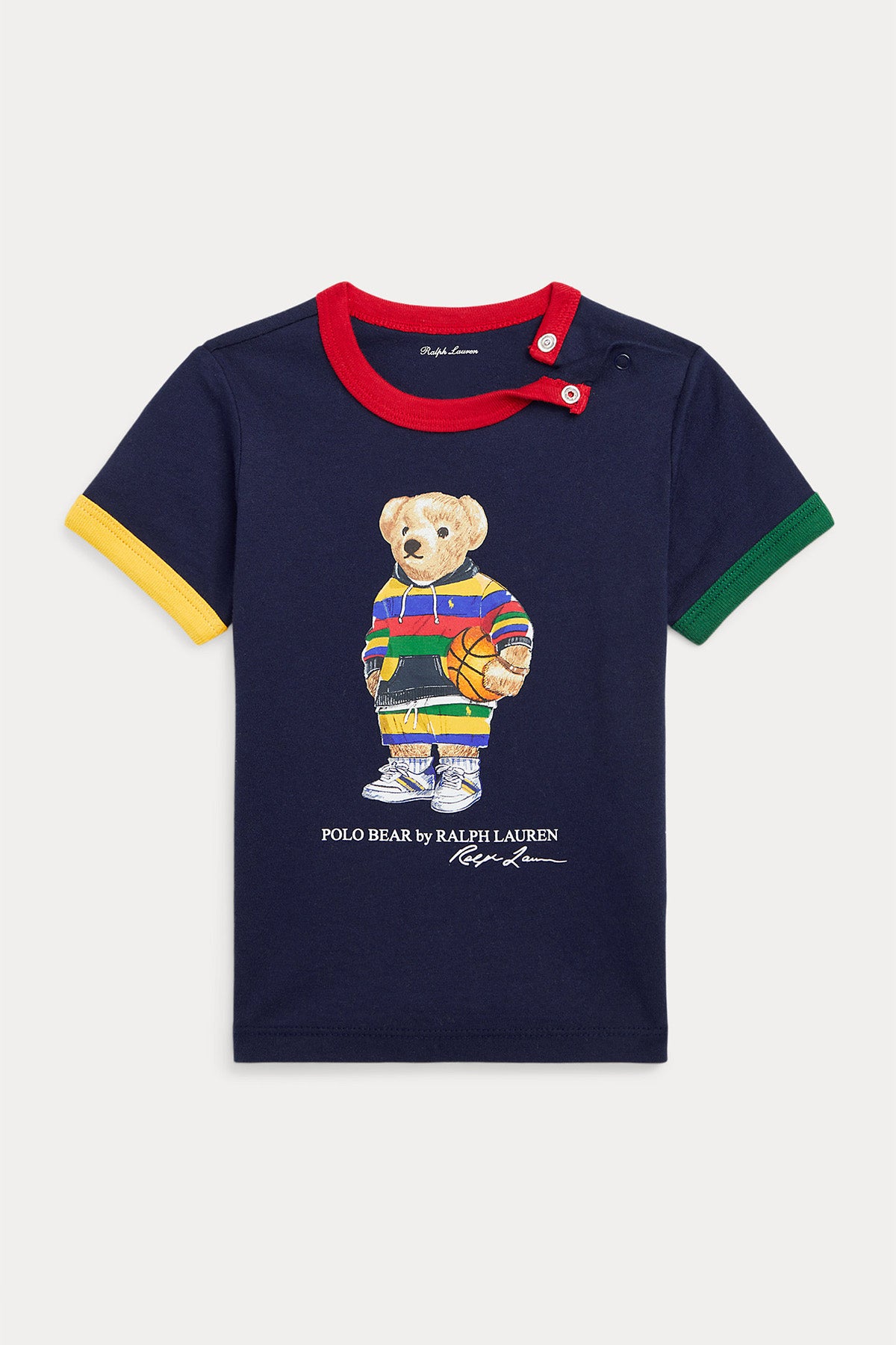Polo Ralph Lauren Kids 12-18 Aylık Erkek Bebek Polo Bear T-shirt-Libas Trendy Fashion Store