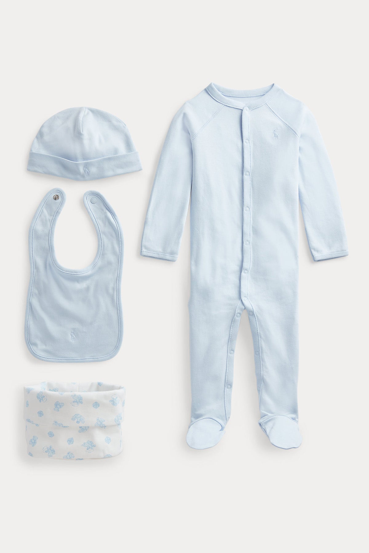 Polo Ralph Lauren Kids Yeni Doğan - 6 Aylık Erkek Bebek Tulum Set-Libas Trendy Fashion Store