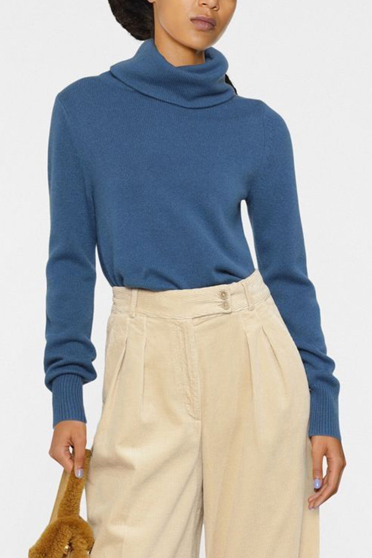 Polo Ralph Lauren Dökümlü Balıkçı Yaka Kaşmir Triko-Libas Trendy Fashion Store