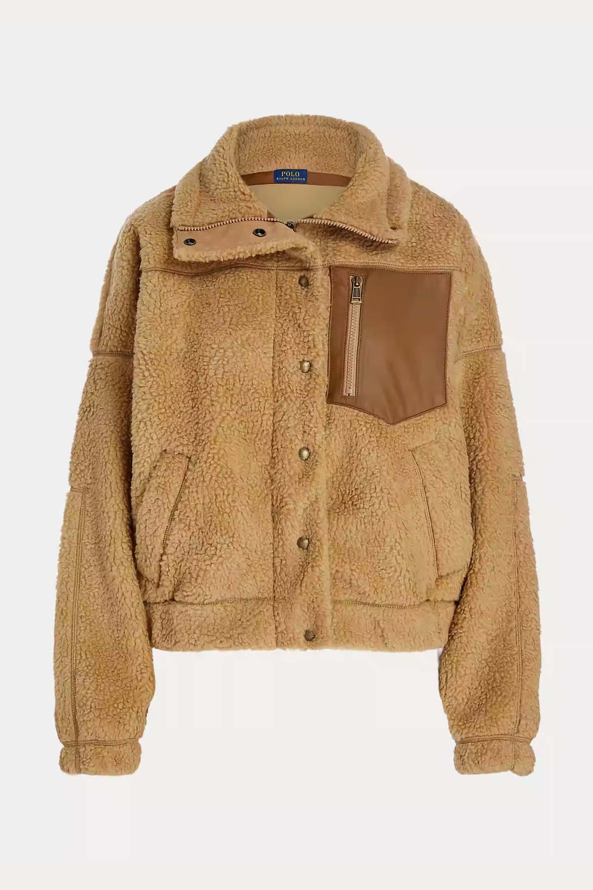 Polo Ralph Lauren Deri Detaylı Polar Ceket-Libas Trendy Fashion Store