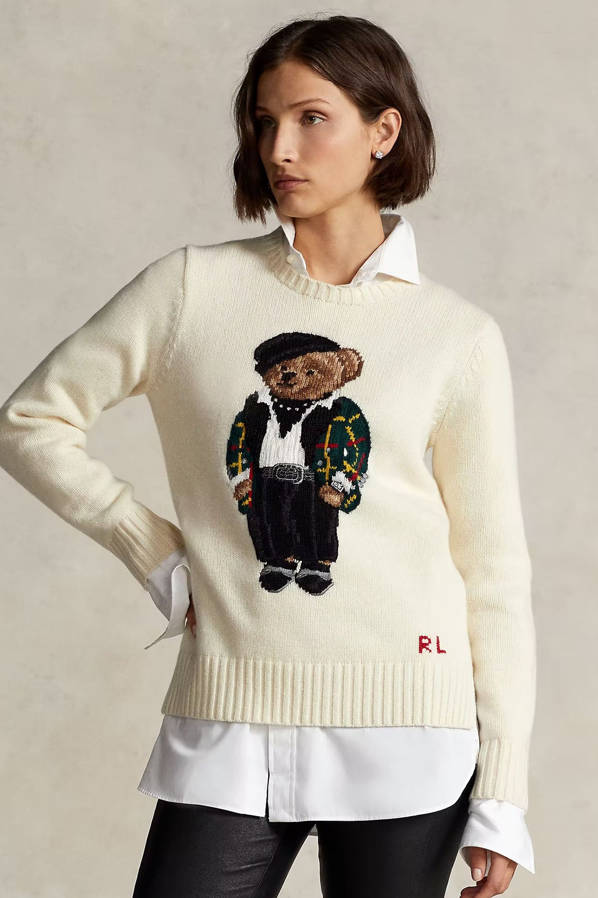 Polo Ralph Lauren Polo Bear Kaşmirli Yün Örgü Triko-Libas Trendy Fashion Store