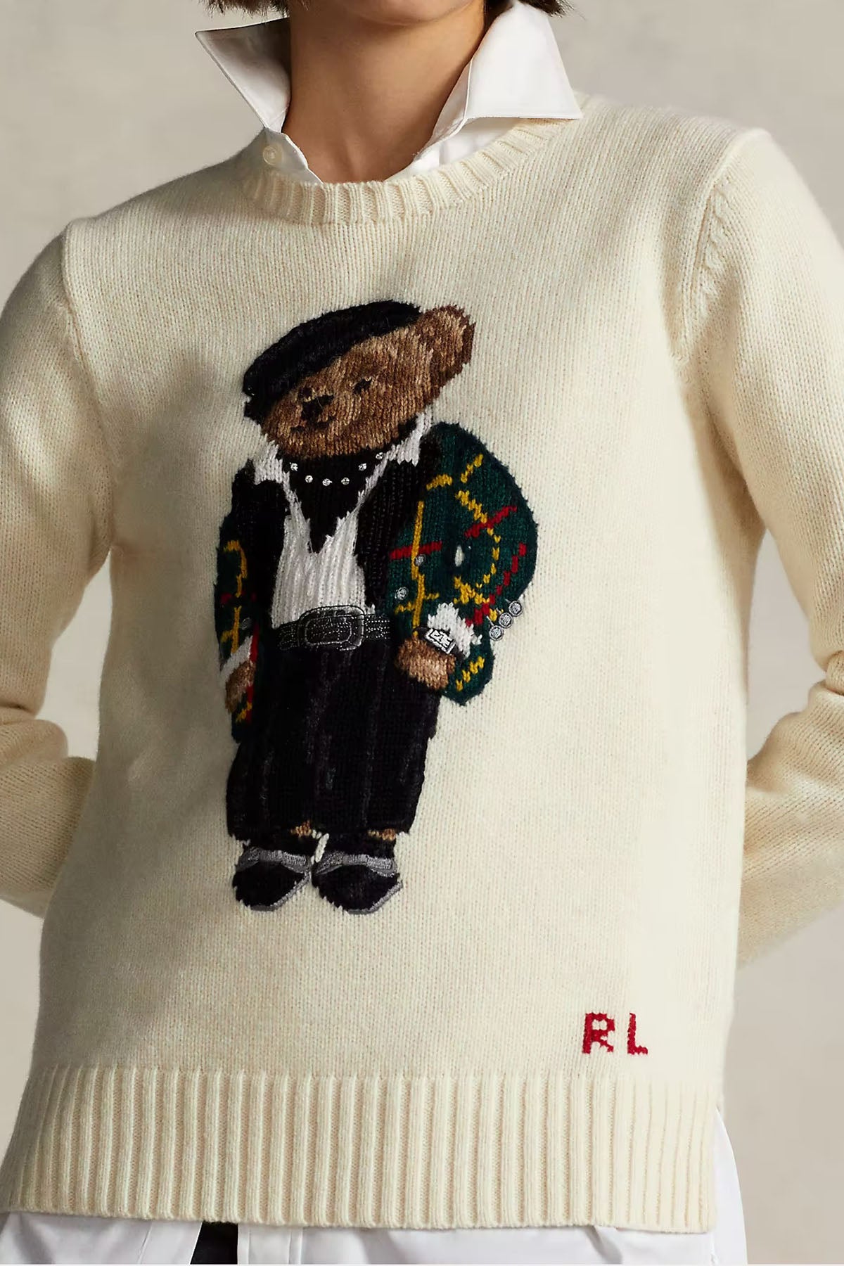 Polo Ralph Lauren Polo Bear Kaşmirli Yün Örgü Triko-Libas Trendy Fashion Store