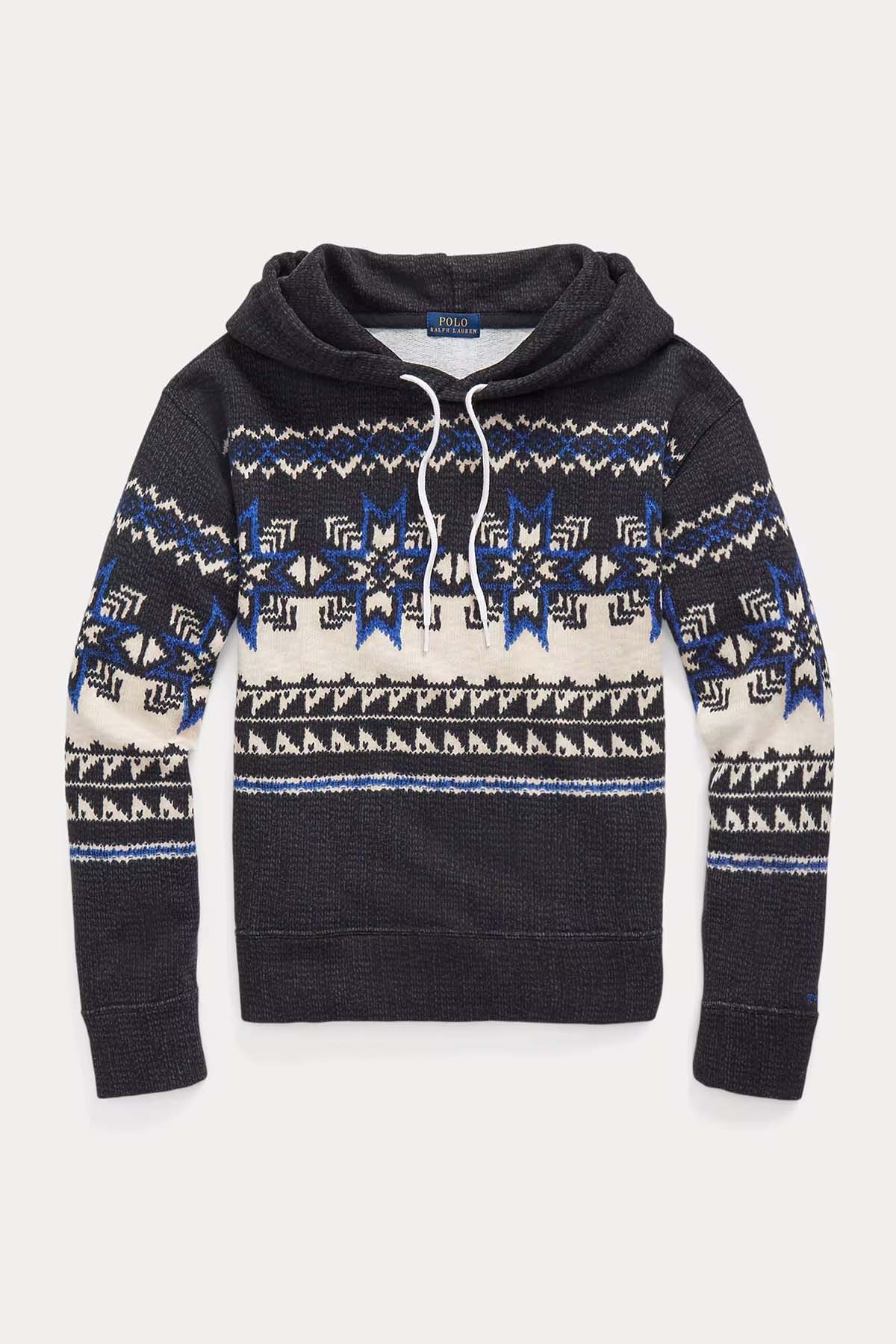 Polo Ralph Lauren Fair Isle Desenli Kapüşonlu Sweatshirt-Libas Trendy Fashion Store