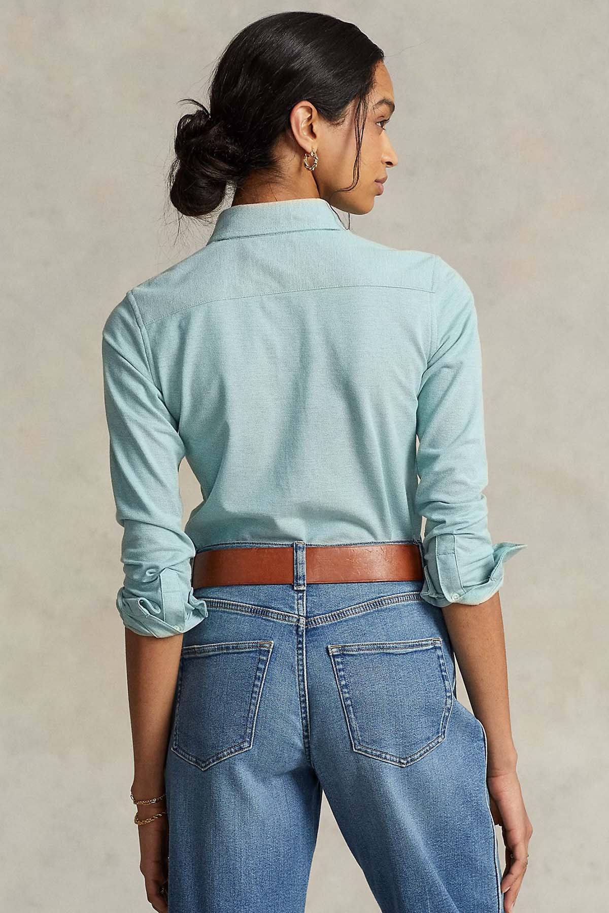 Polo Ralph Lauren Custom Fit Knit Oxford Gömlek-Libas Trendy Fashion Store