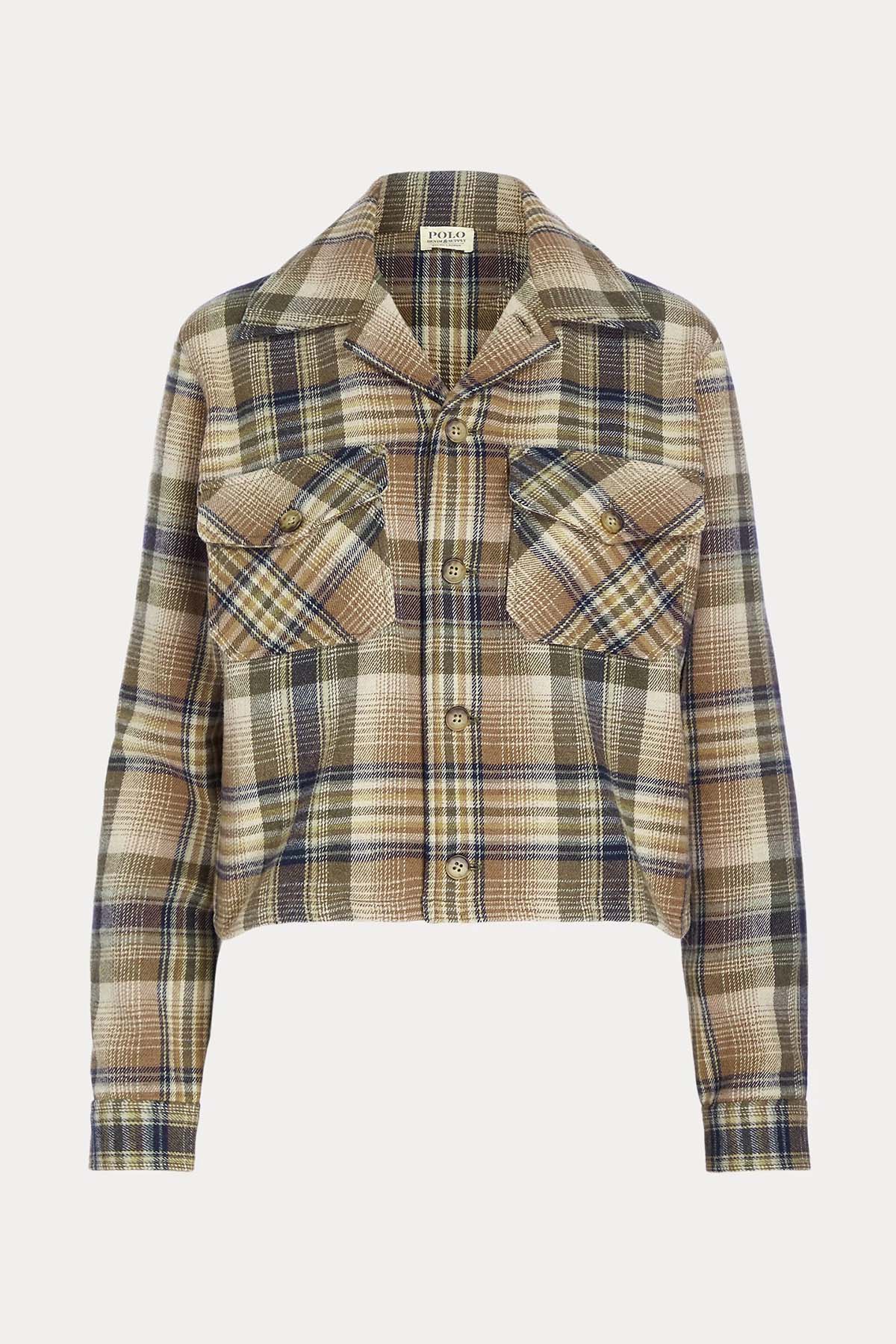 Polo Ralph Lauren Ekose Spor Cepli Yün Gömlek-Libas Trendy Fashion Store