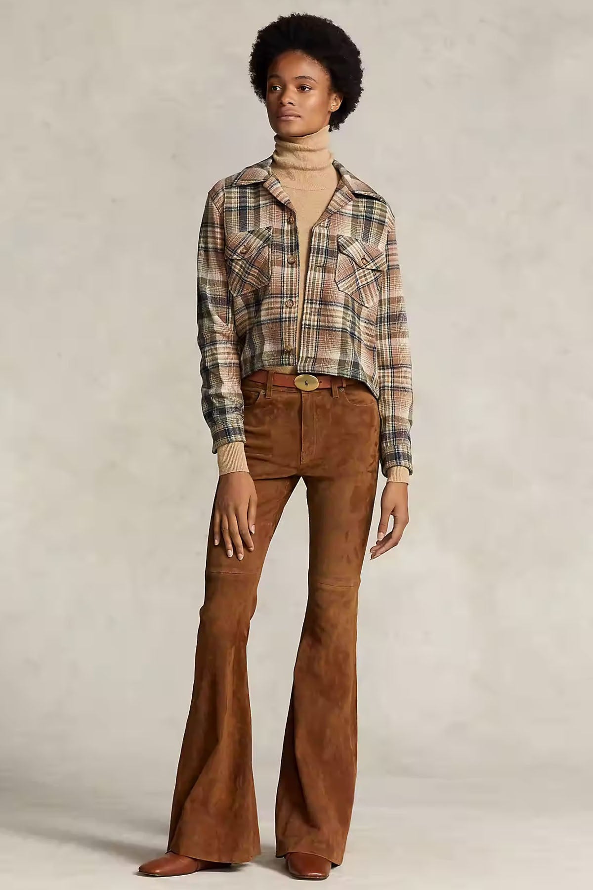 Polo Ralph Lauren Ekose Spor Cepli Yün Gömlek-Libas Trendy Fashion Store