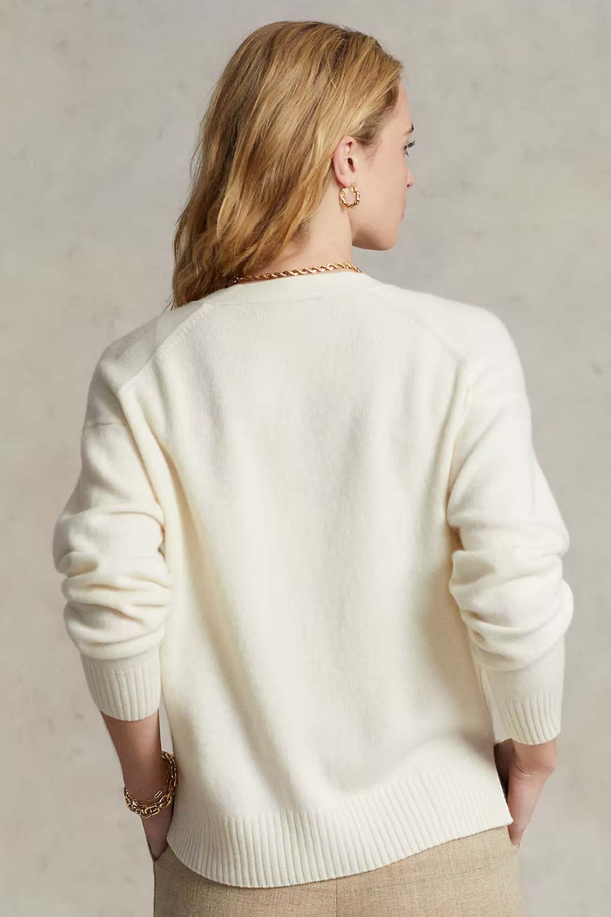 Polo Ralph Lauren Kaşmirli Yün Triko Ceket-Libas Trendy Fashion Store