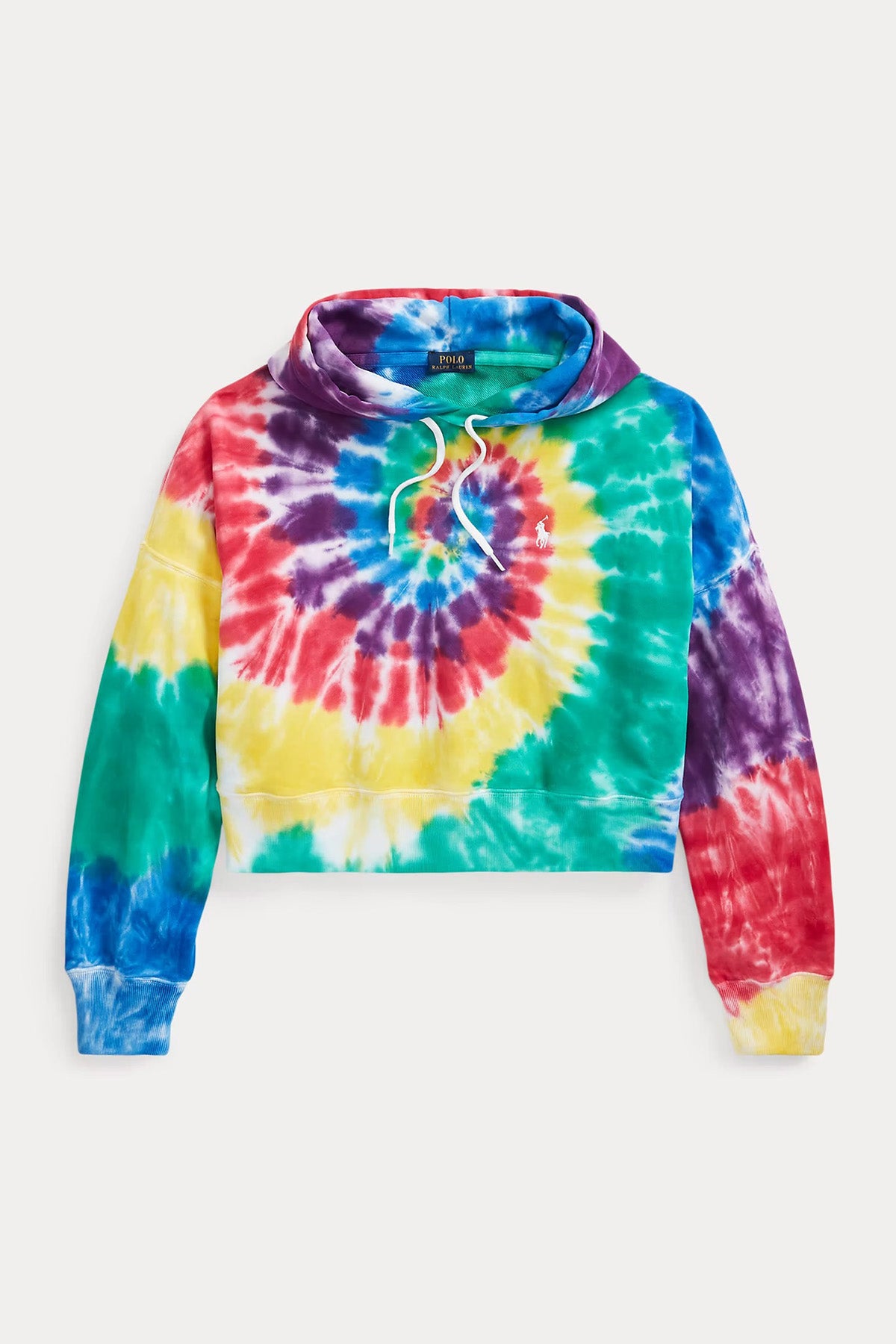 Polo Ralph Lauren Batik Desenli Crop Sweatshirt-Libas Trendy Fashion Store