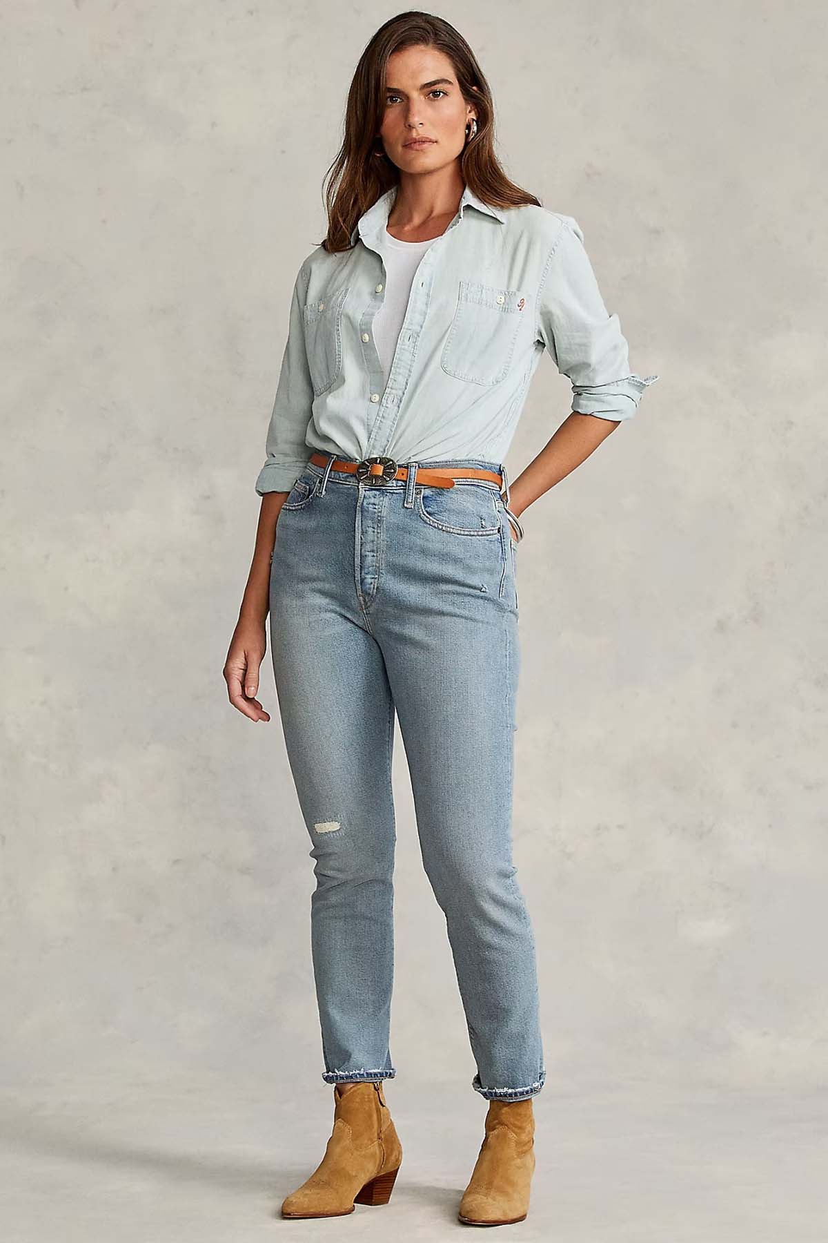 Polo Ralph Lauren Polo Bear Denim Gömlek-Libas Trendy Fashion Store