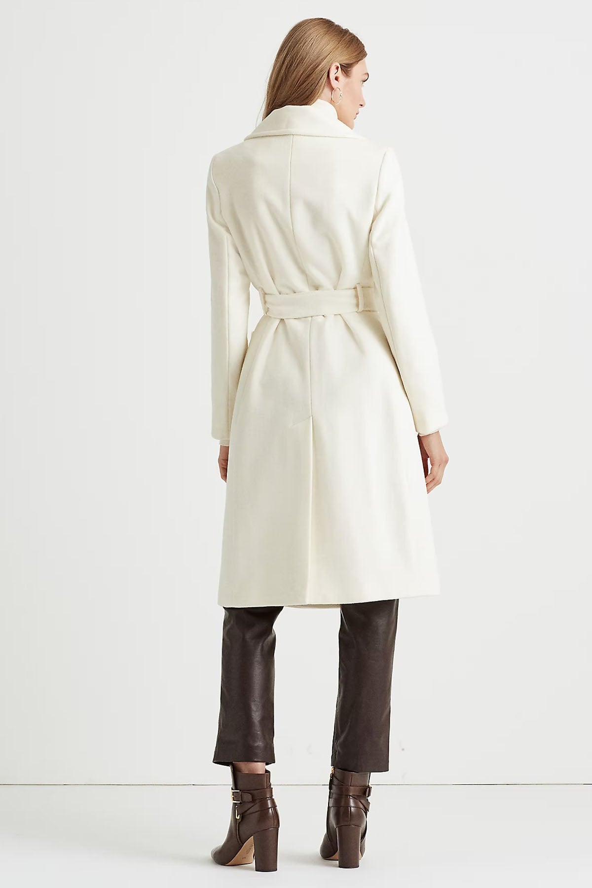 Polo Ralph Lauren Geniş Yaka Kuşaklı Yün Kaban-Libas Trendy Fashion Store