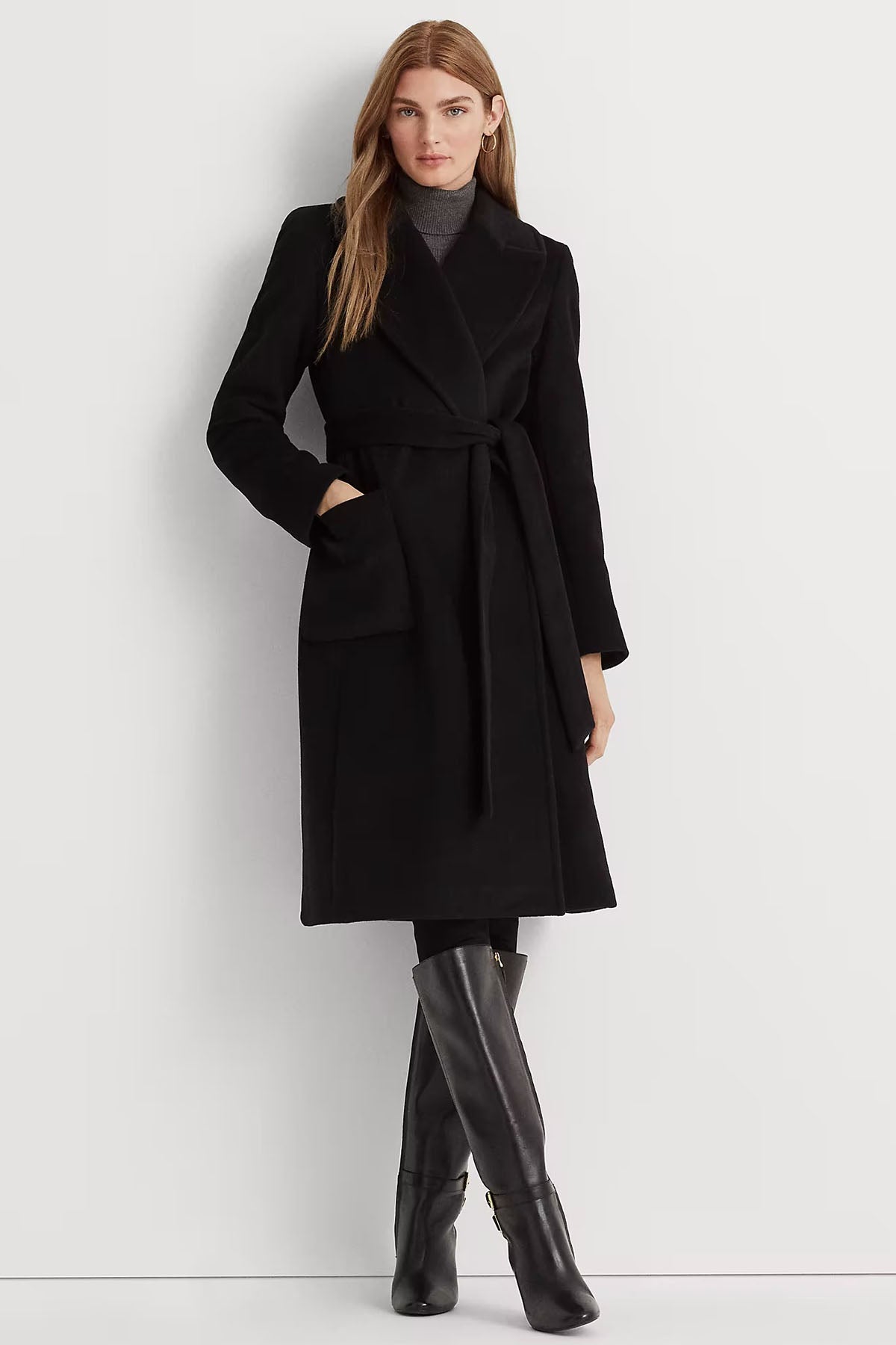 Polo Ralph Lauren Geniş Yaka Kuşaklı Kaban-Libas Trendy Fashion Store