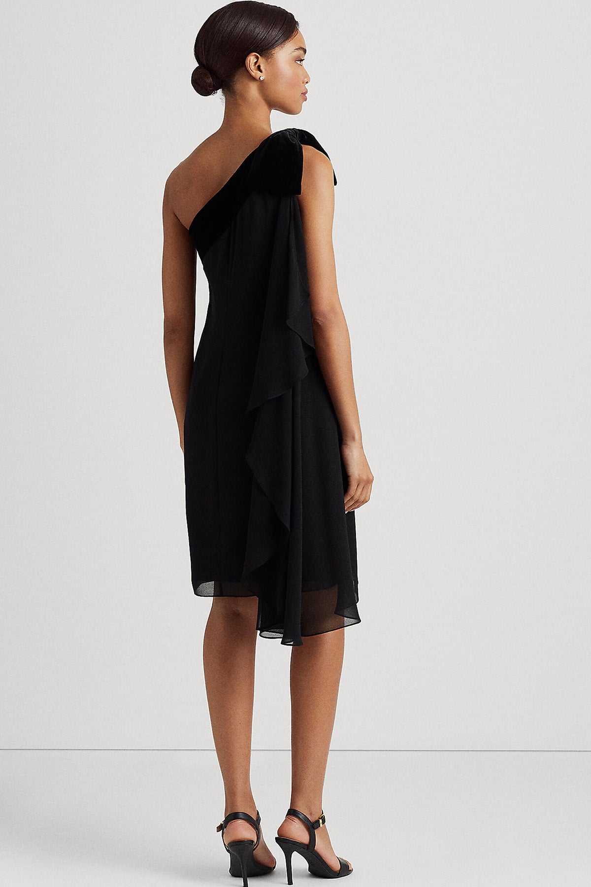 Polo Ralph Lauren Tül Detaylı Tek Omuz Dizüstü Abiye Elbise-Libas Trendy Fashion Store