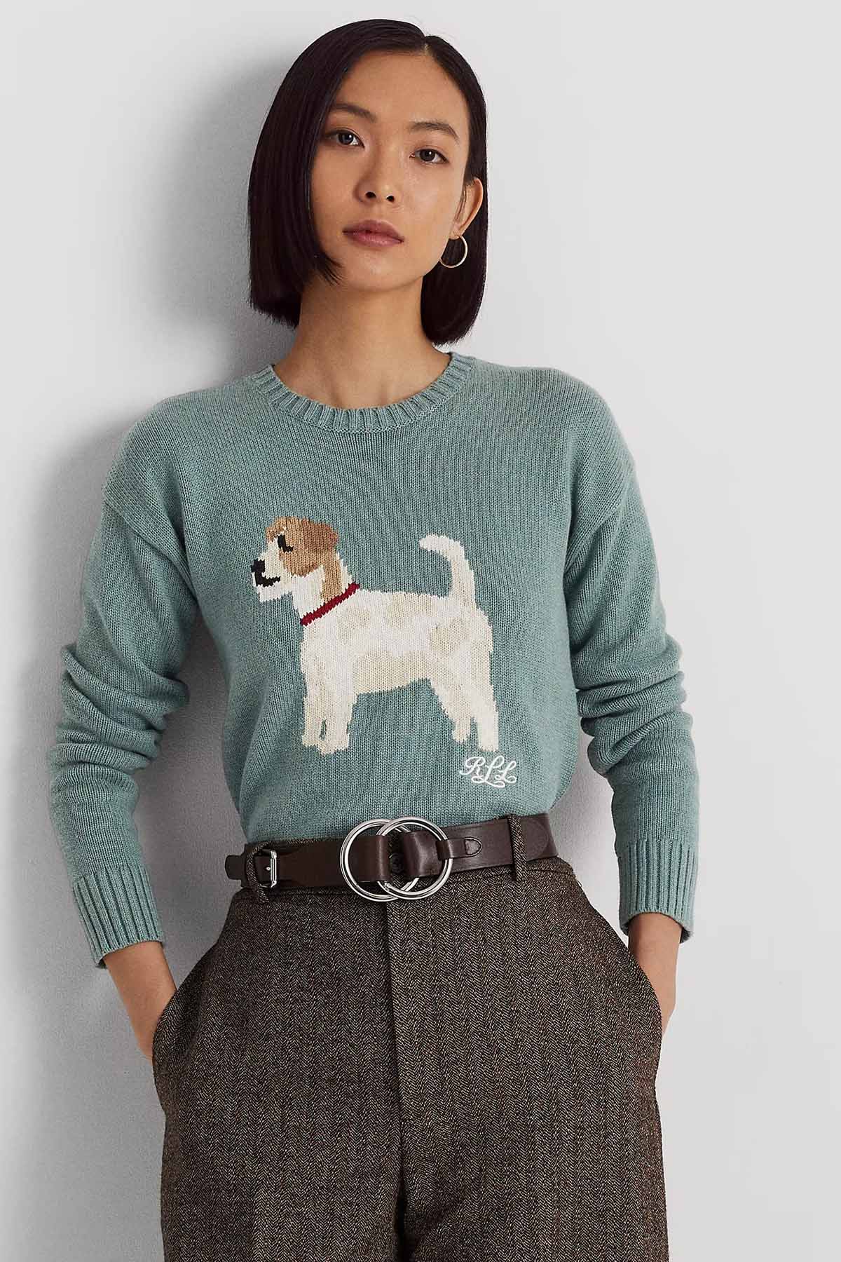 Polo Ralph Lauren Jack Russell Teriyer Örgü Triko-Libas Trendy Fashion Store