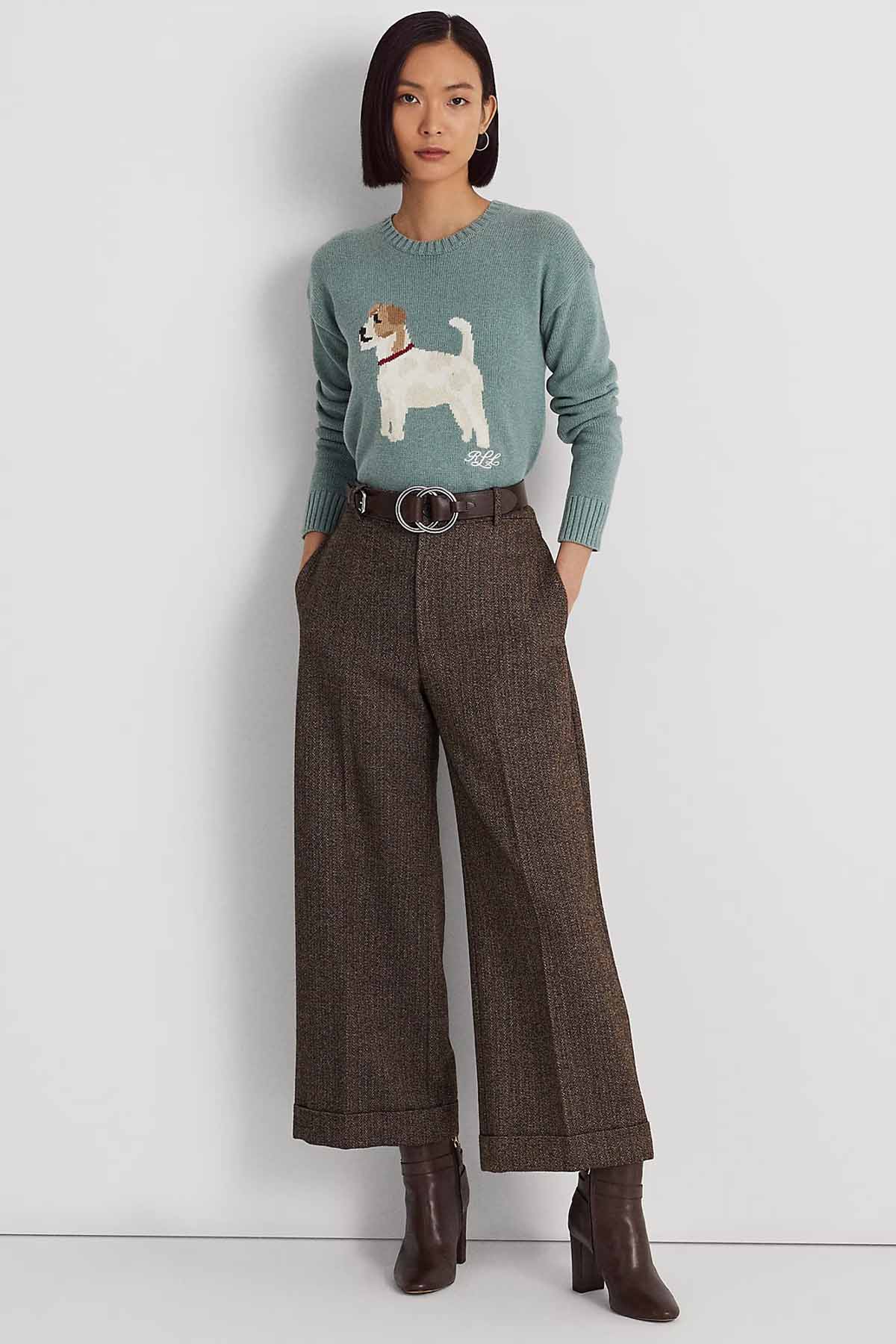 Polo Ralph Lauren Jack Russell Teriyer Örgü Triko-Libas Trendy Fashion Store