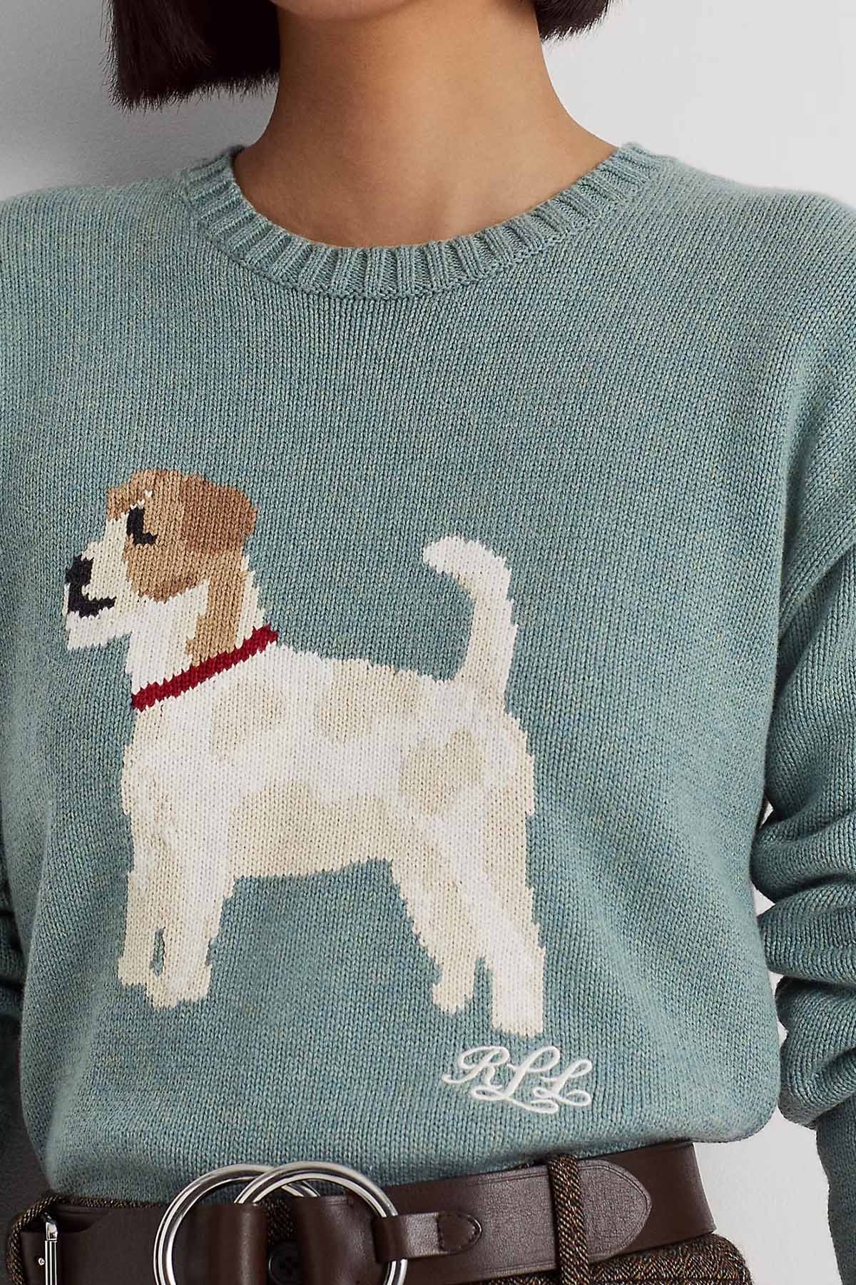 Polo Ralph Lauren Jack Russell Teriyer Örgü Triko-Libas Trendy Fashion Store