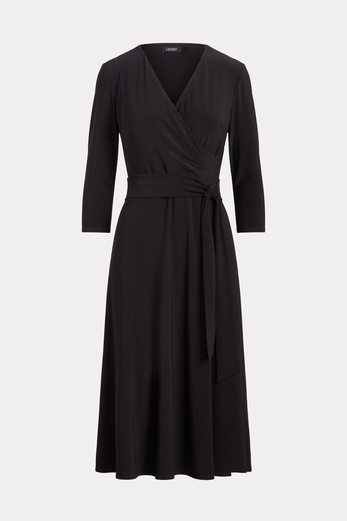 Polo Ralph Lauren V Yaka Belden Kuşaklı Midi Elbise-Libas Trendy Fashion Store