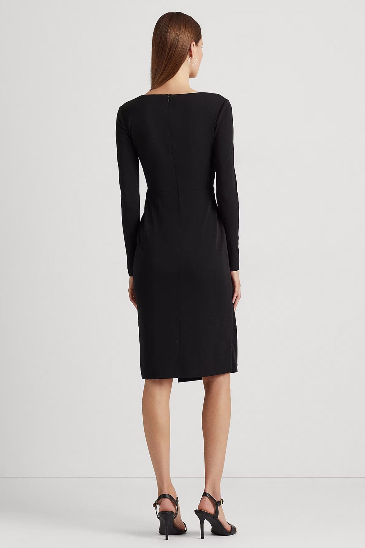 Polo Ralph Lauren V Yaka Midi Abiye Elbise-Libas Trendy Fashion Store