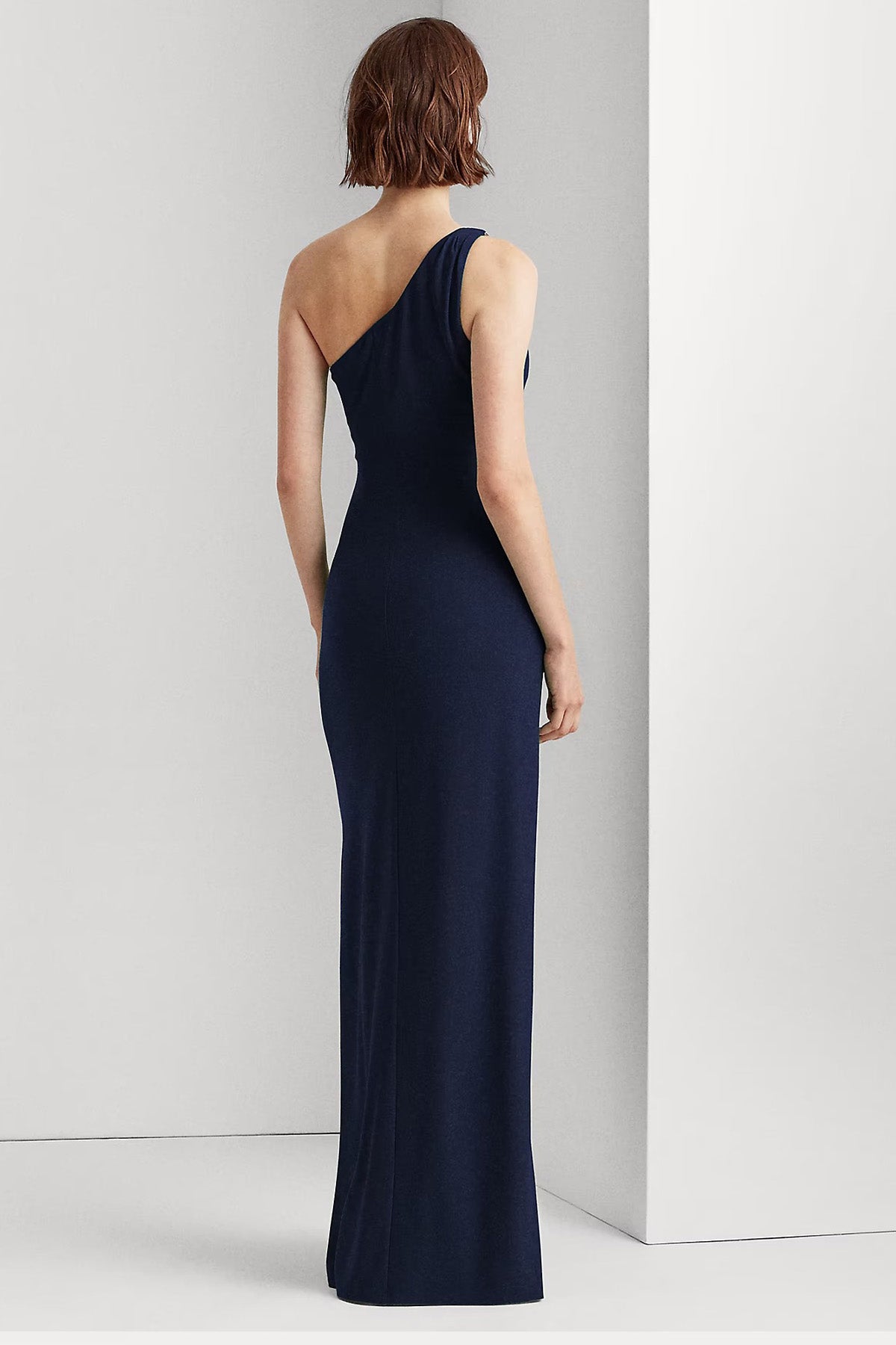 Polo Ralph Lauren Tek Omuz Maxi Abiye Elbise-Libas Trendy Fashion Store