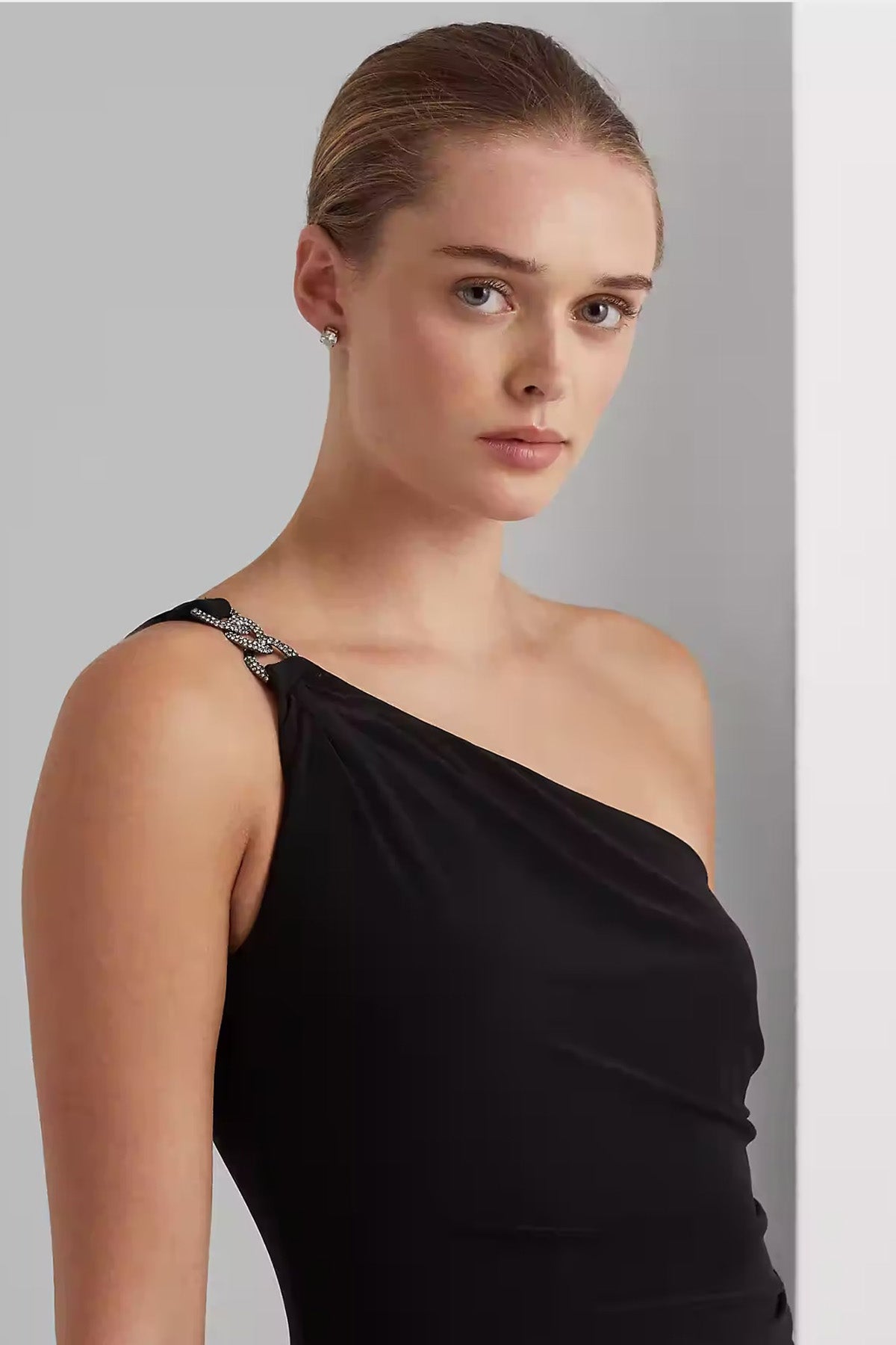 Polo Ralph Lauren Tek Omuz Maxi Abiye Elbise-Libas Trendy Fashion Store