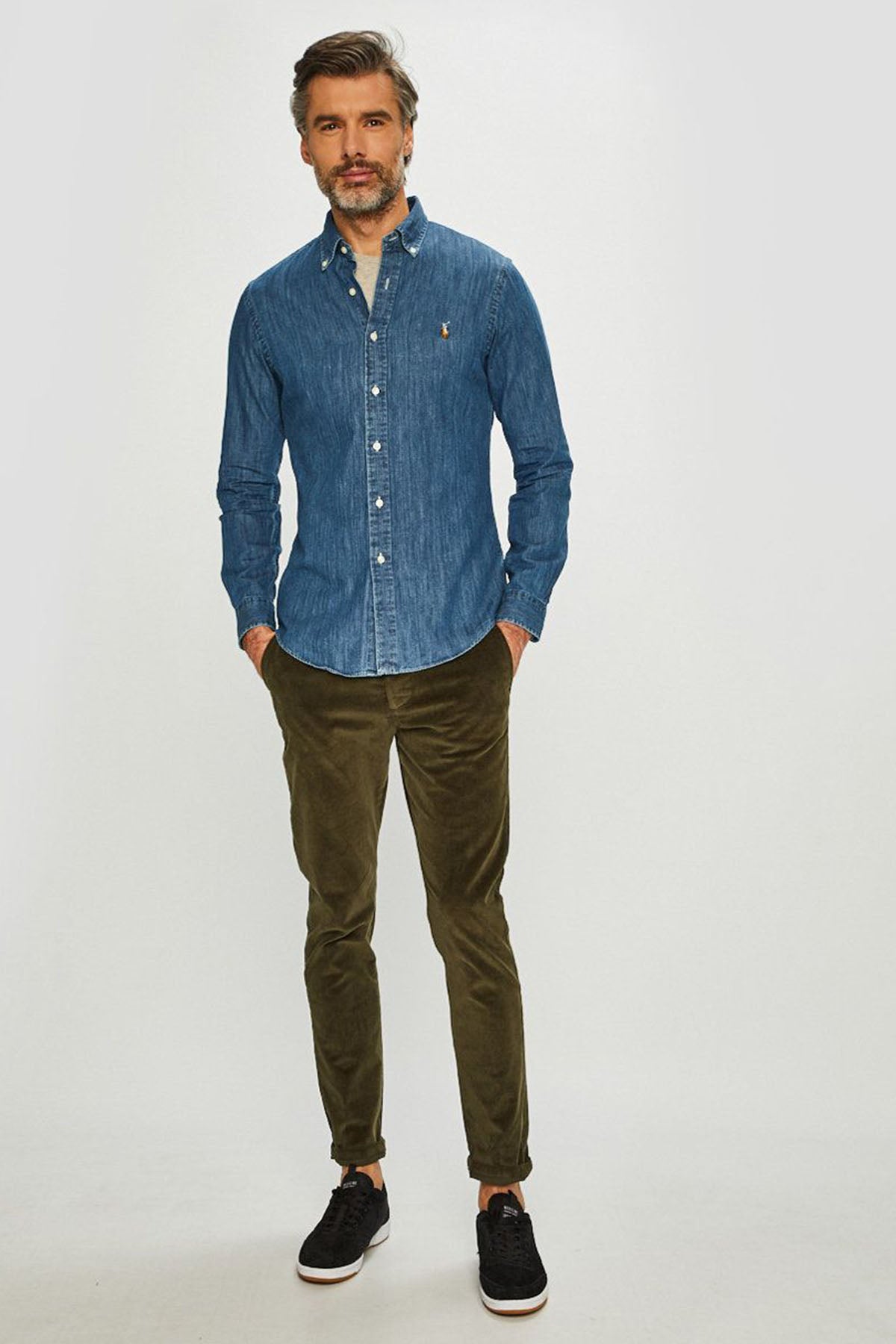 Polo Ralph Lauren Slim Fit Denim Gömlek-Libas Trendy Fashion Store