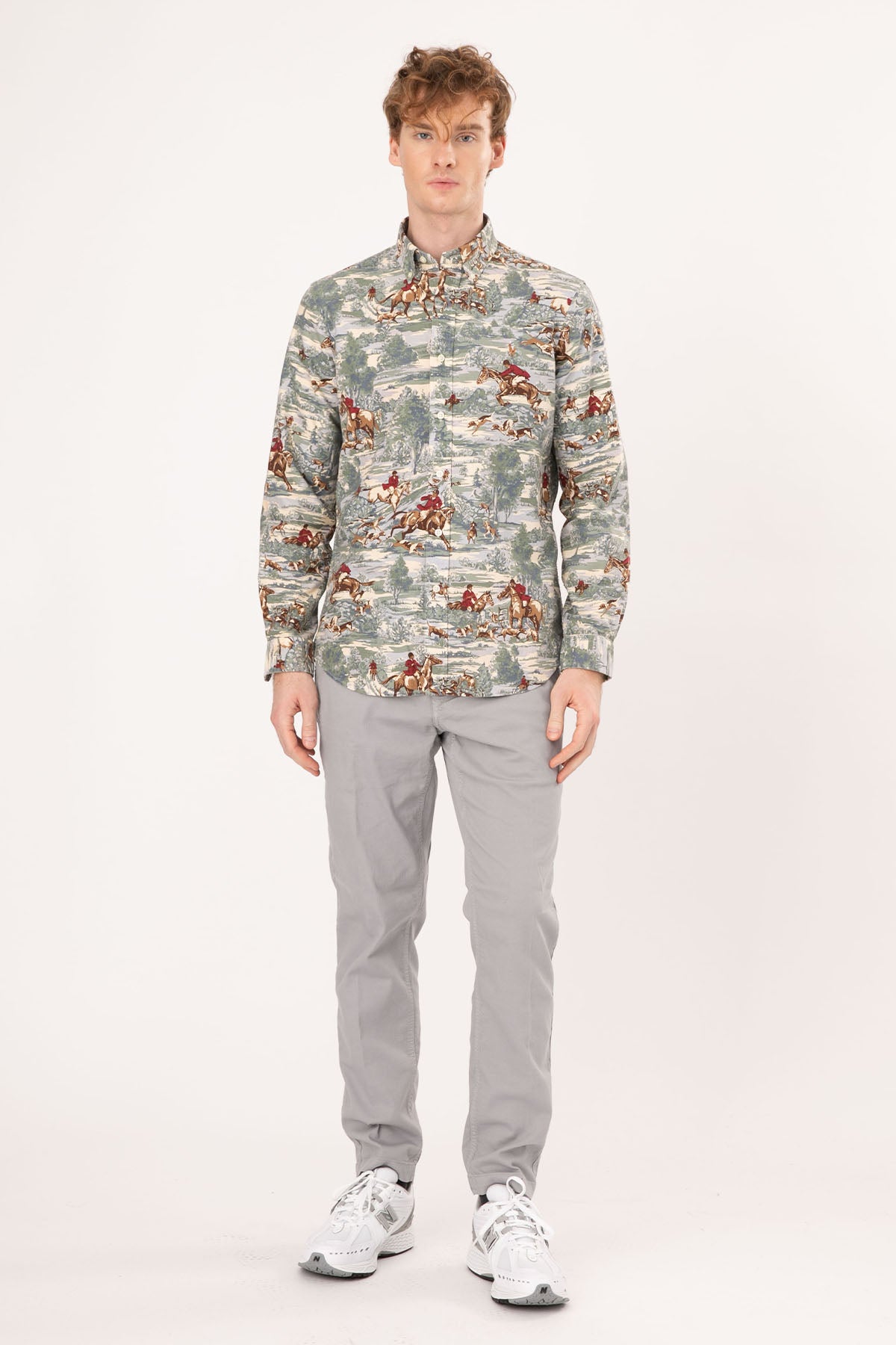 Polo Ralph Lauren Classic Fit Binici Temalı Gömlek-Libas Trendy Fashion Store