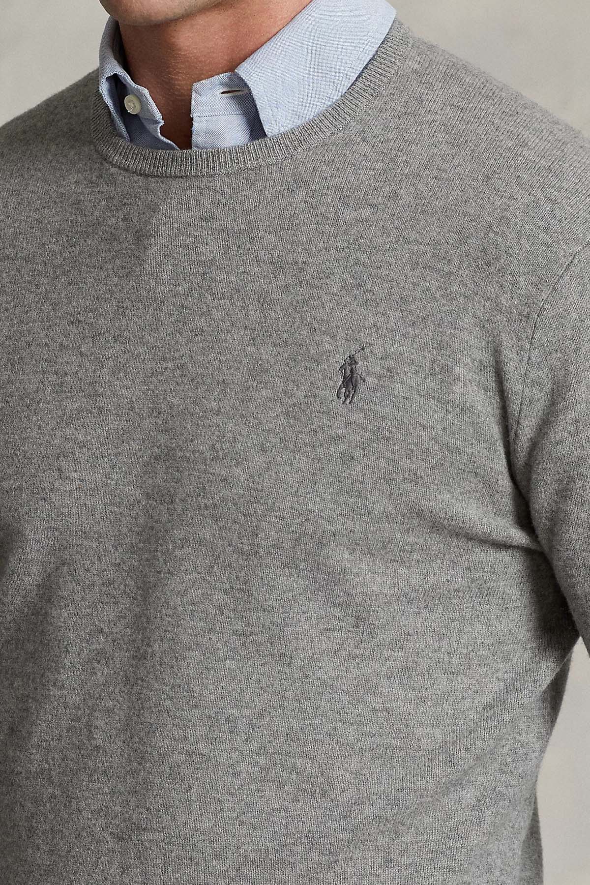 Polo Ralph Lauren Yuvarlak Yaka Yün Triko-Libas Trendy Fashion Store