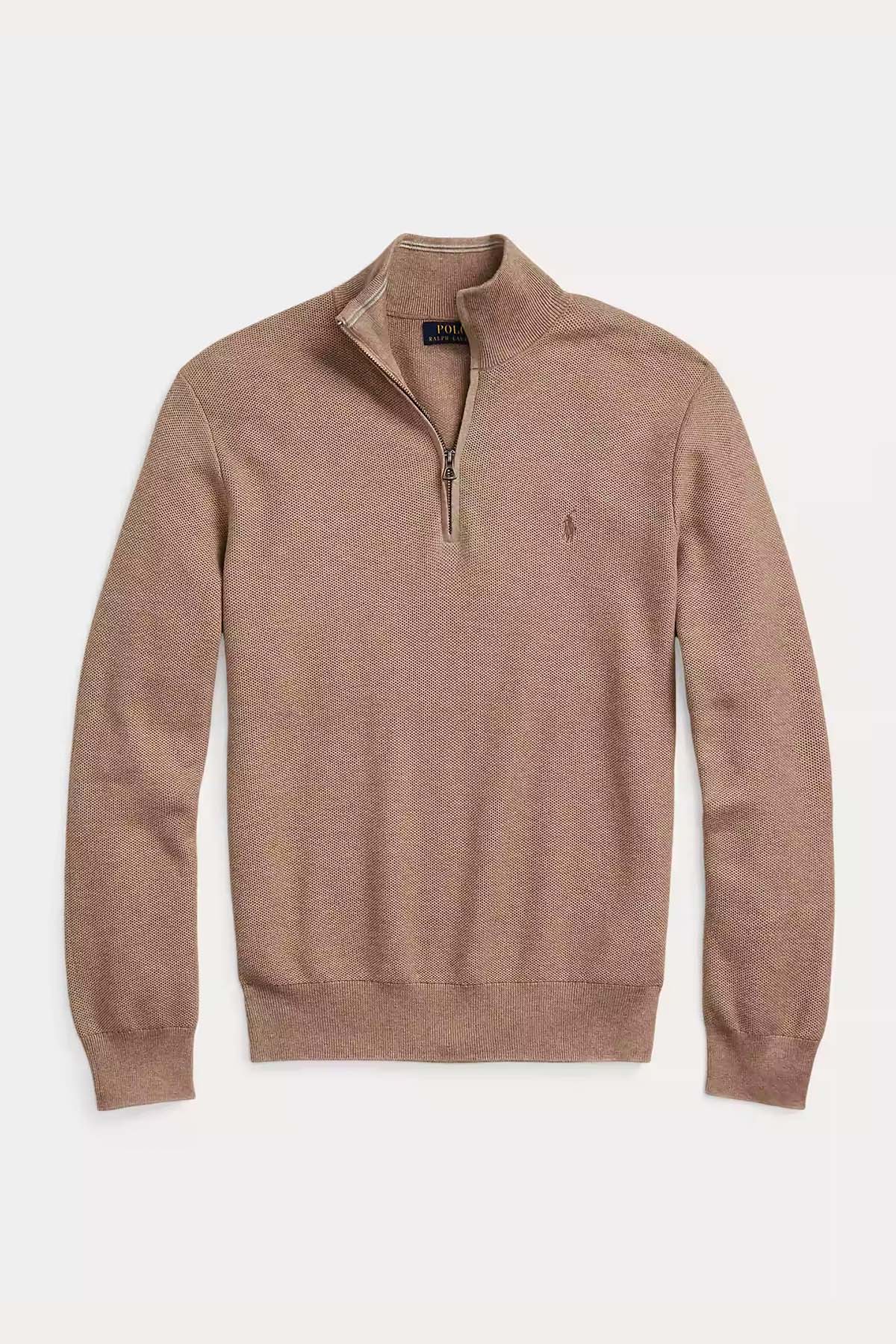 Polo Ralph Lauren Dik Yaka Yarım Fermuarlı Triko-Libas Trendy Fashion Store